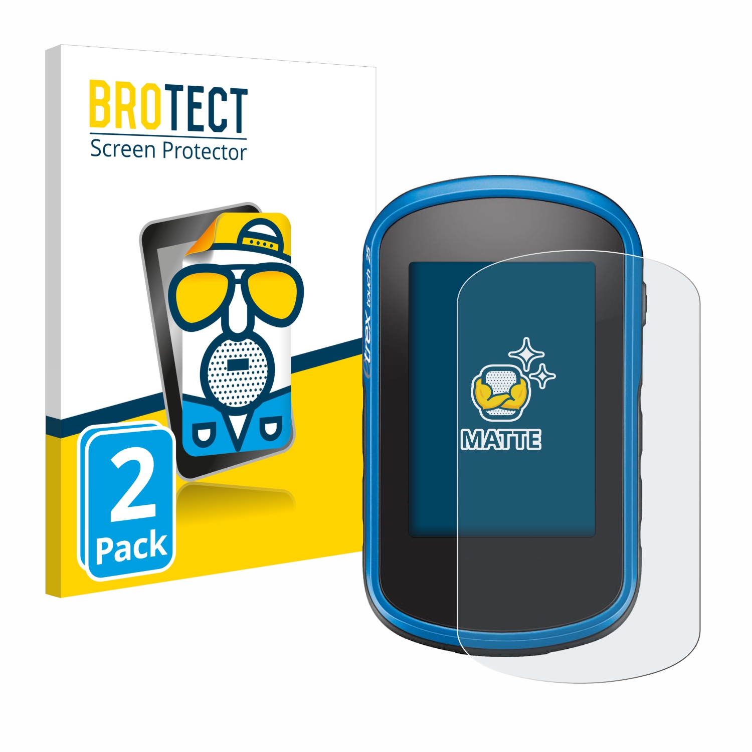 2x BROTECT Entspiegelungs-Folie pro Garmin eTrex Touch 35