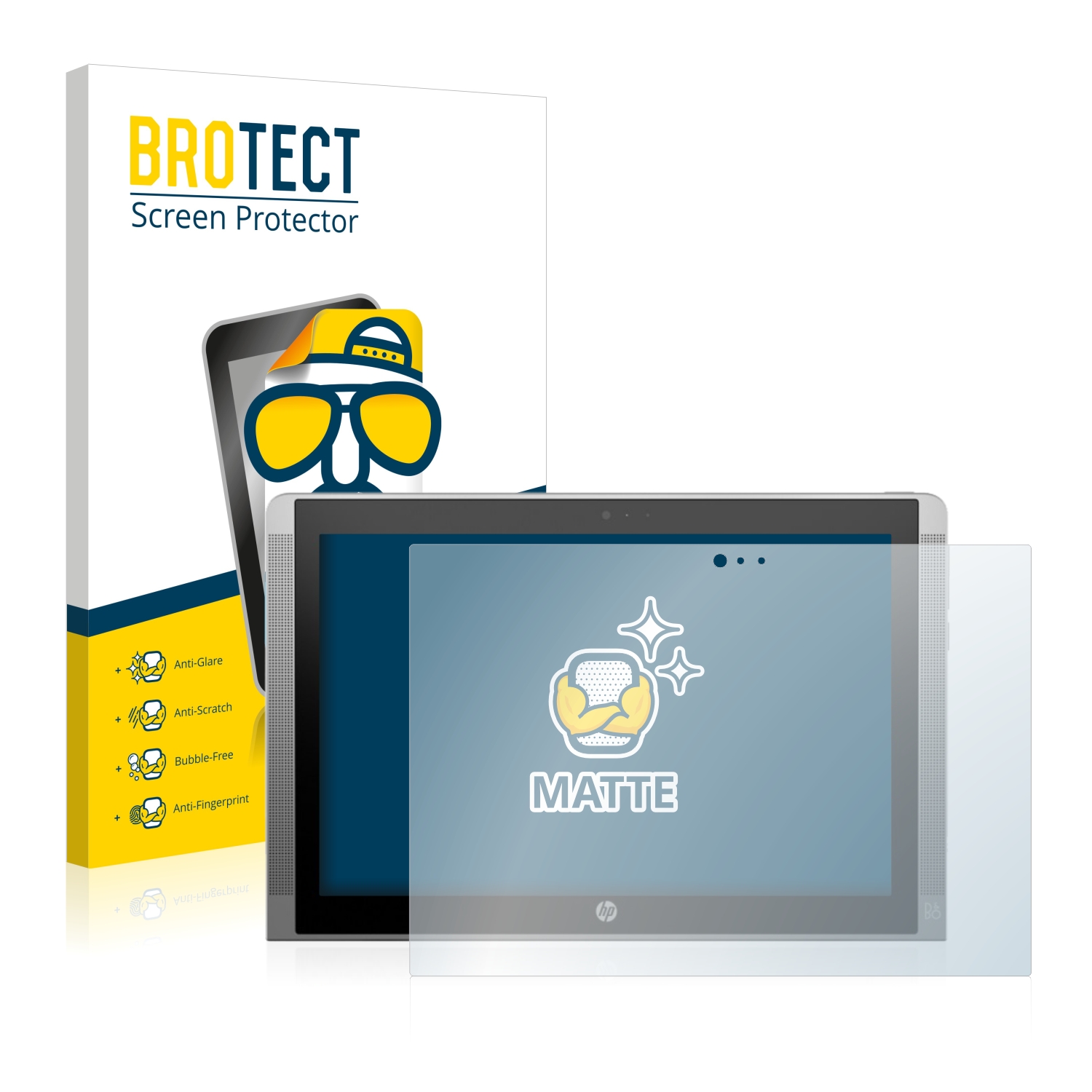 2x BROTECT Entspiegelungs-Folie pro HP Pavilion x2 2015