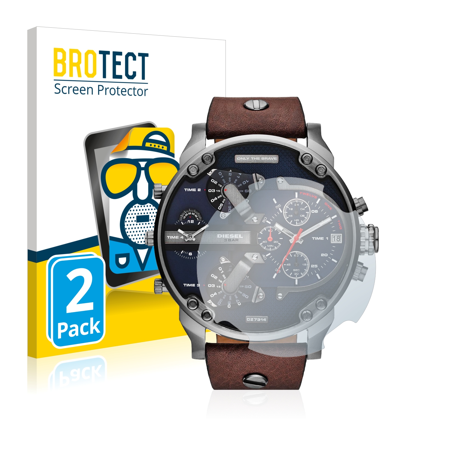 2x BROTECT Entspiegelungs-Folie pro Diesel DZ7314 Mr. Daddy