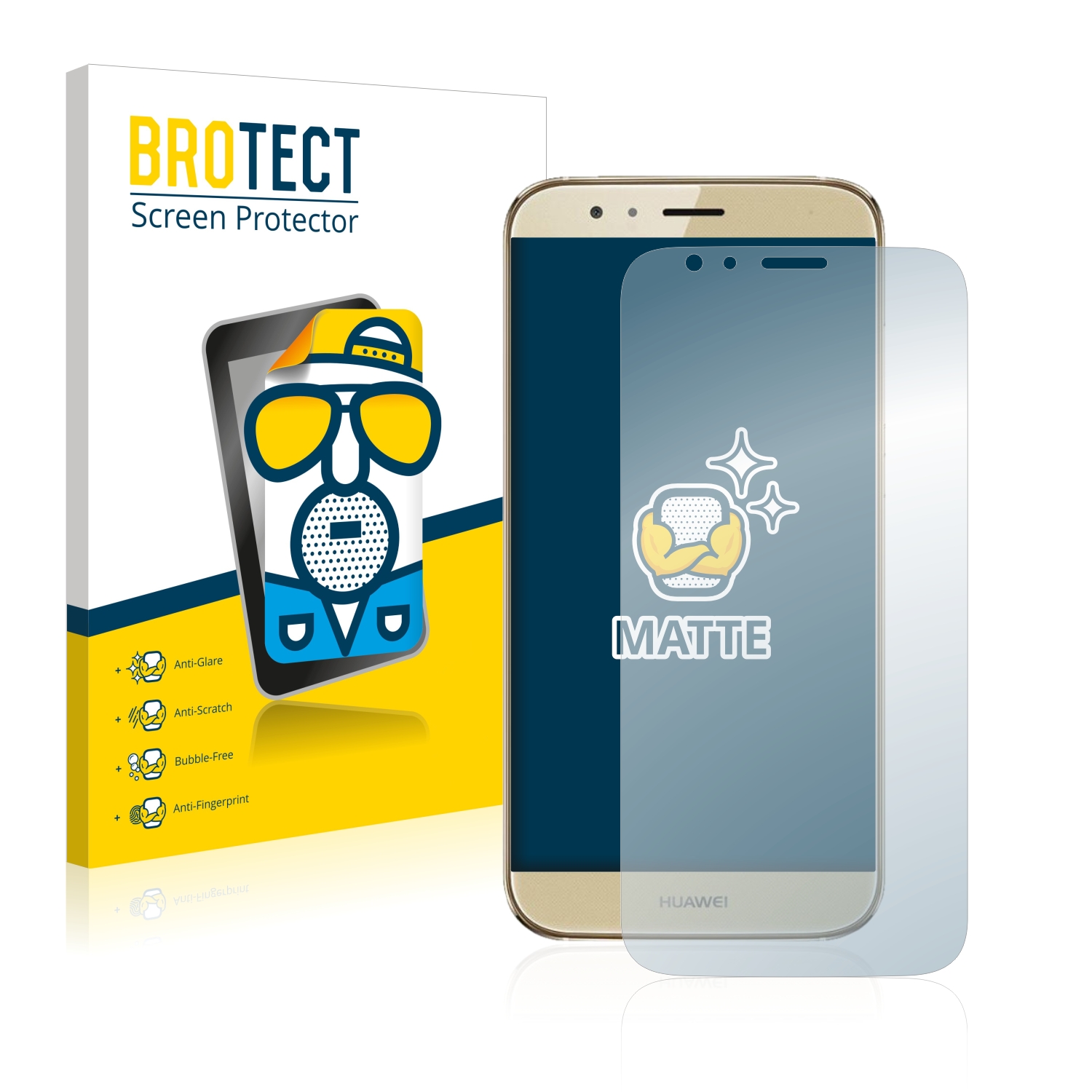 2x BROTECT Entspiegelungs-Folie pro Huawei G8