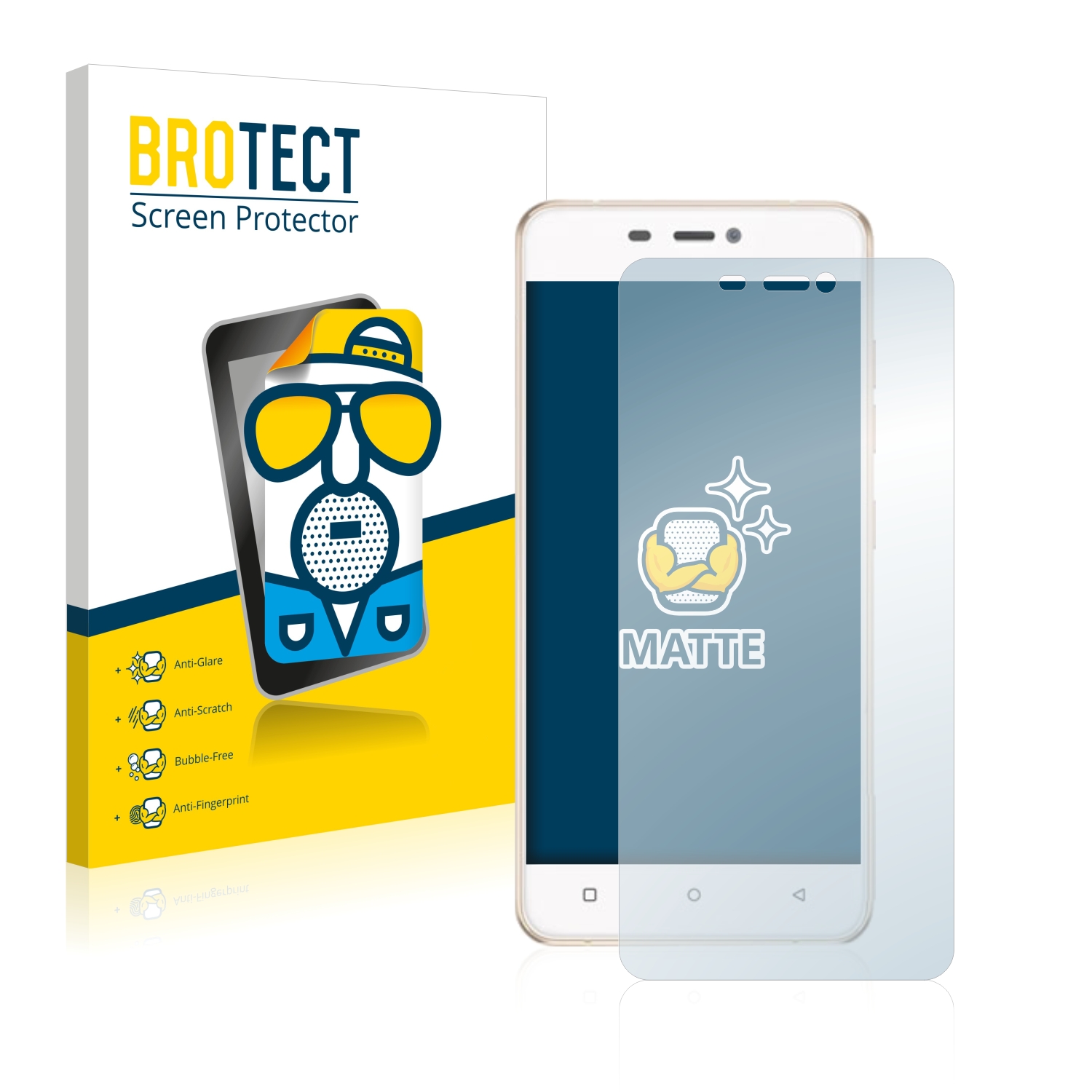 2x BROTECT Entspiegelungs-Folie pro Gionee Elife S5.1 Pro