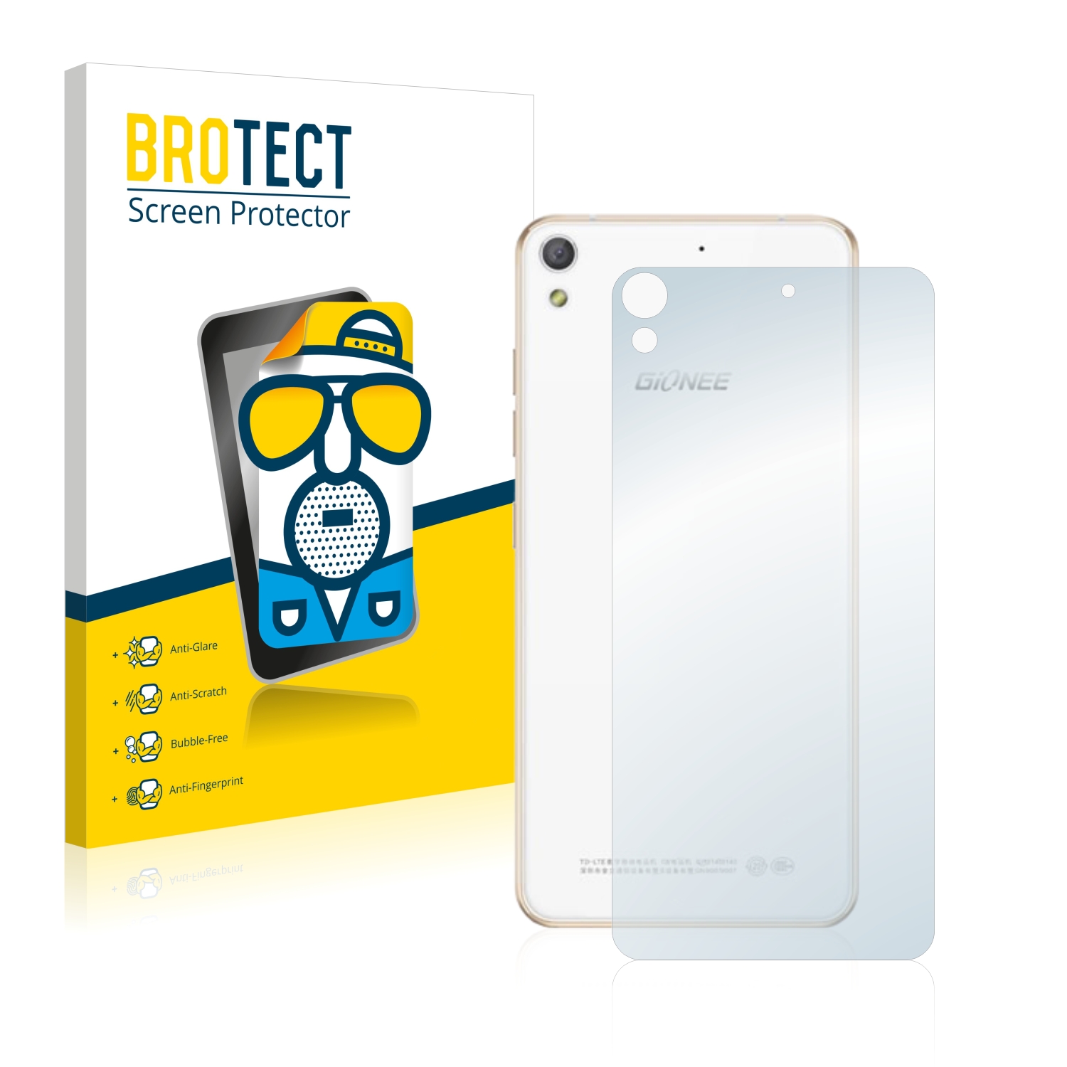 2x BROTECT Entspiegelungs-Folie pro Gionee Elife S5.1 Pro (zadní strana)