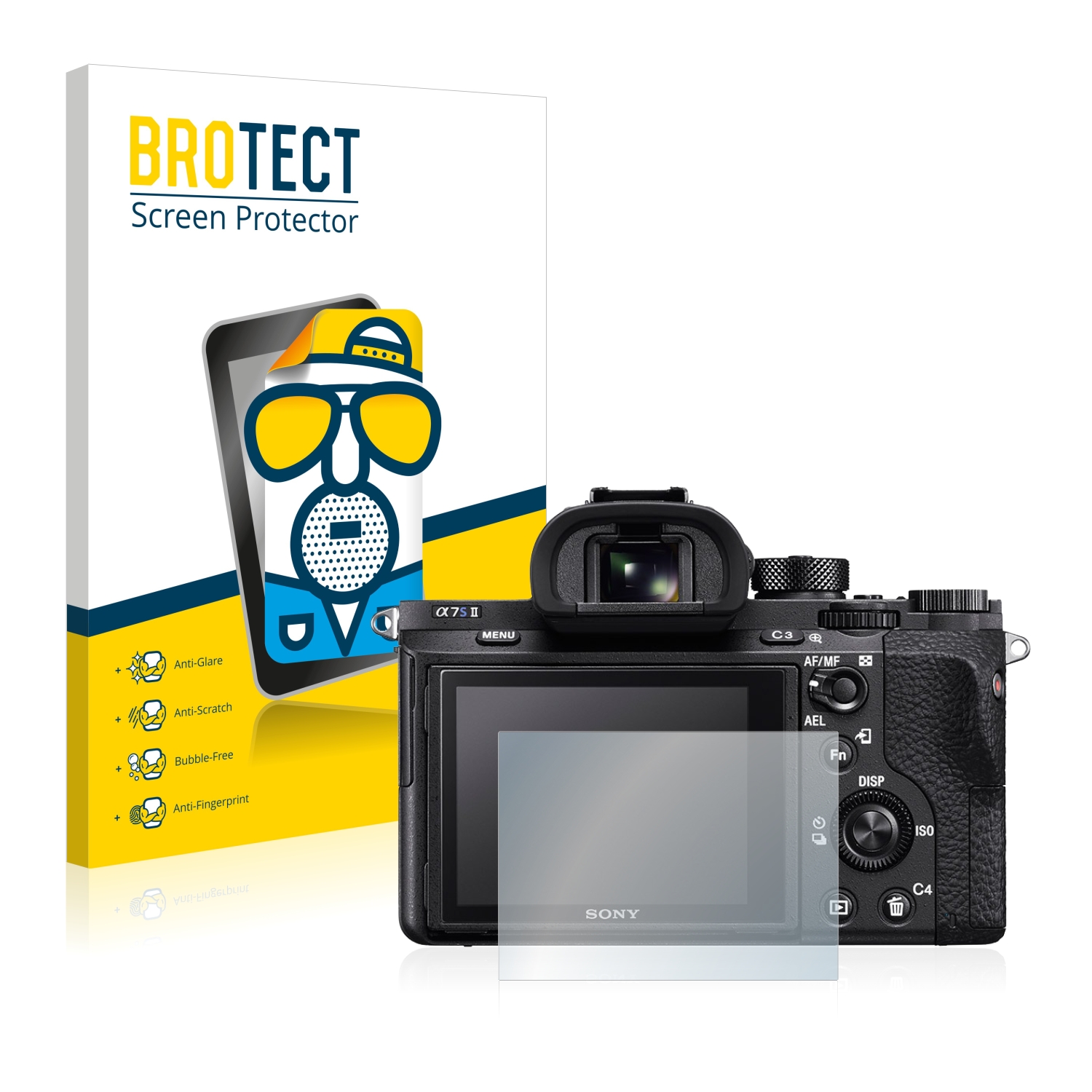 2x BROTECT Entspiegelungs-Folie pro Sony Alpha 7S II