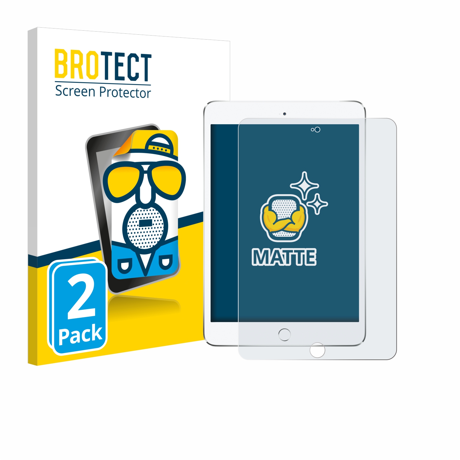 2x BROTECT Entspiegelungs-Folie pro Apple iPad Mini 4 2015