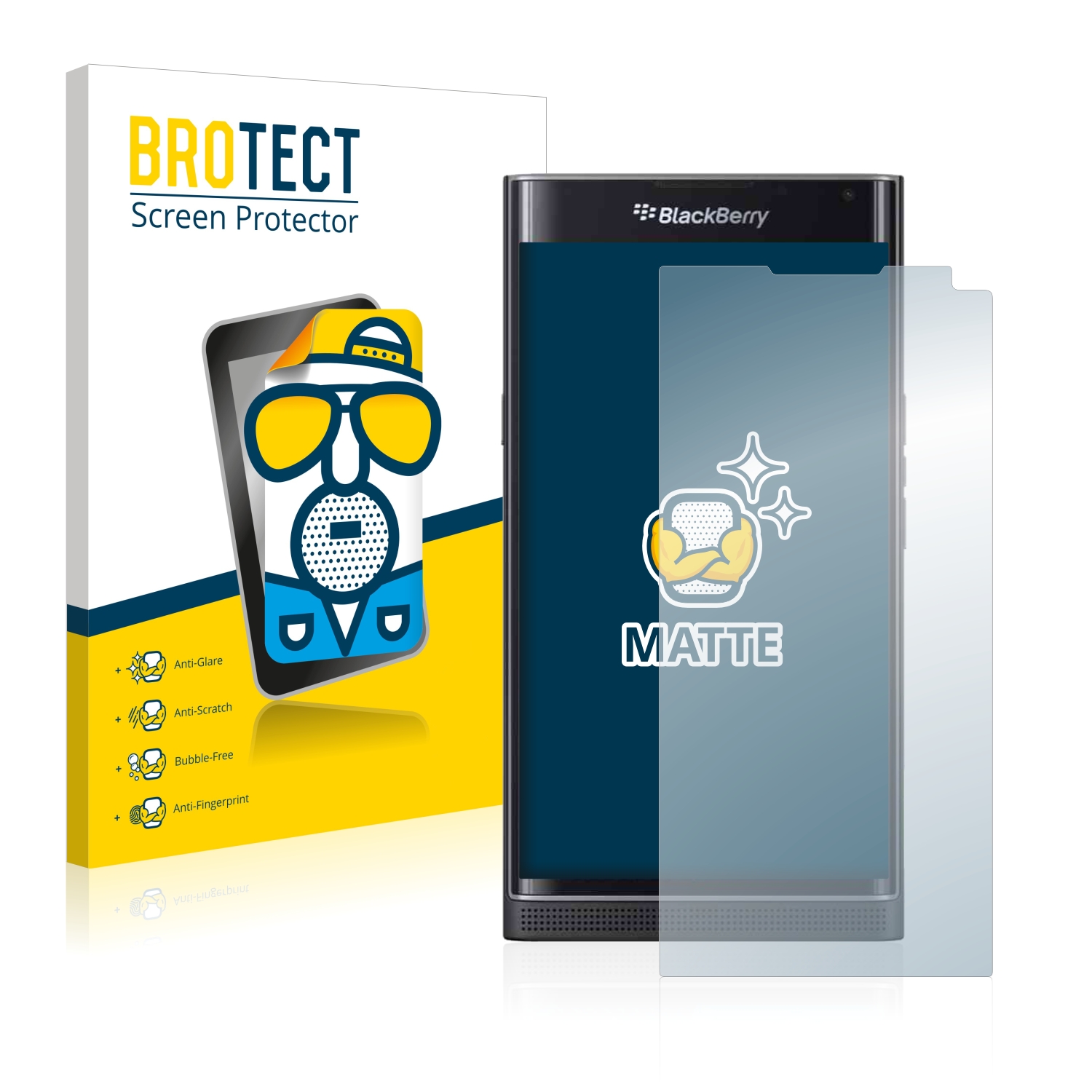 2x BROTECT Entspiegelungs-Folie pro BlackBerry Priv