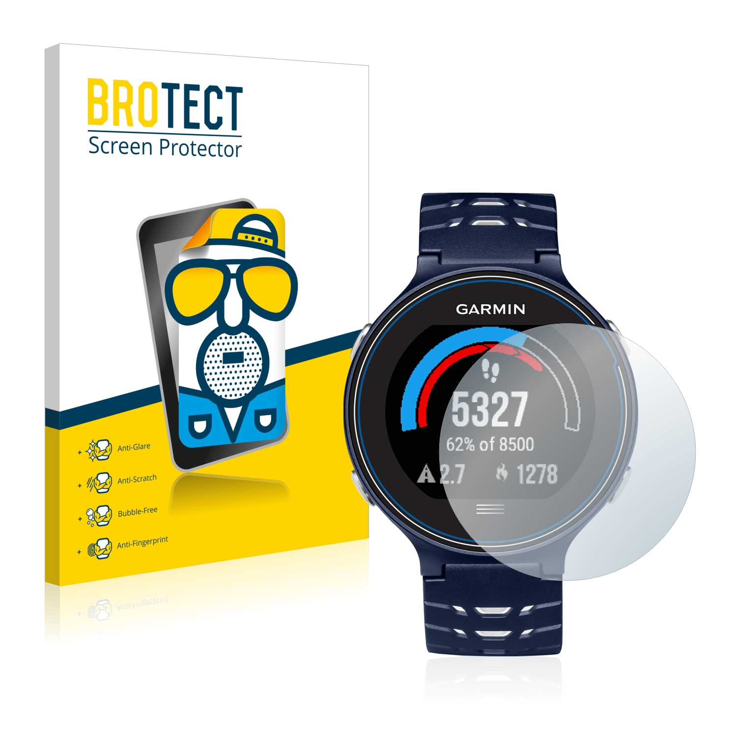 2x BROTECT Entspiegelungs-Folie pro Garmin Forerunner 630