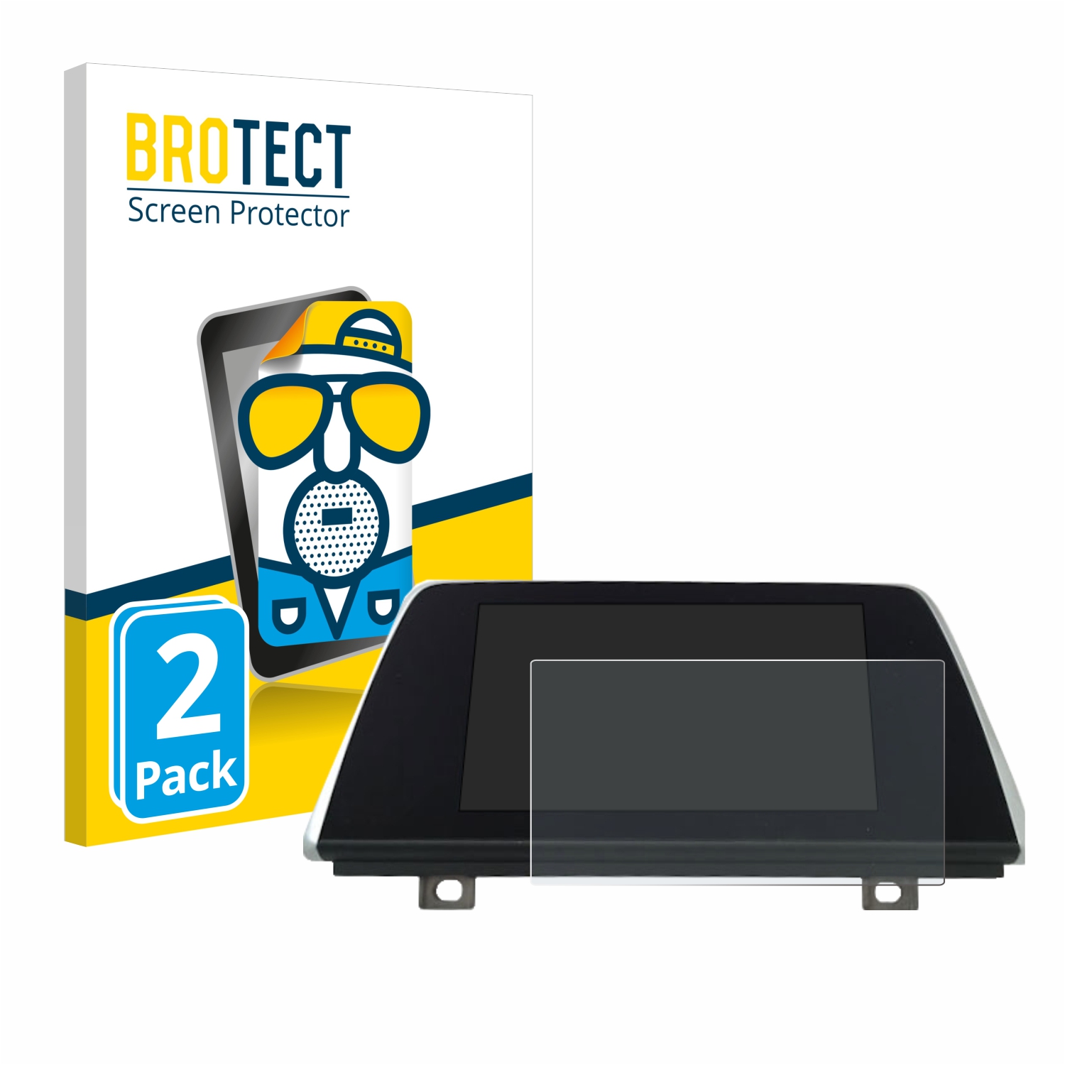 2x BROTECT Entspiegelungs-Folie pro BMW Professional 6.5