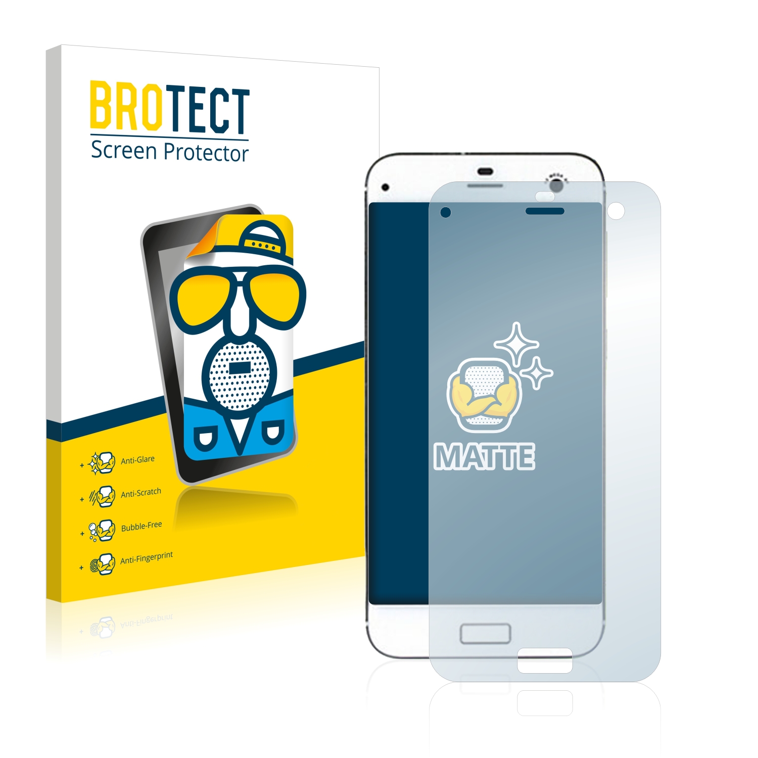 2x BROTECT Entspiegelungs-Folie pro ZTE Blade S7