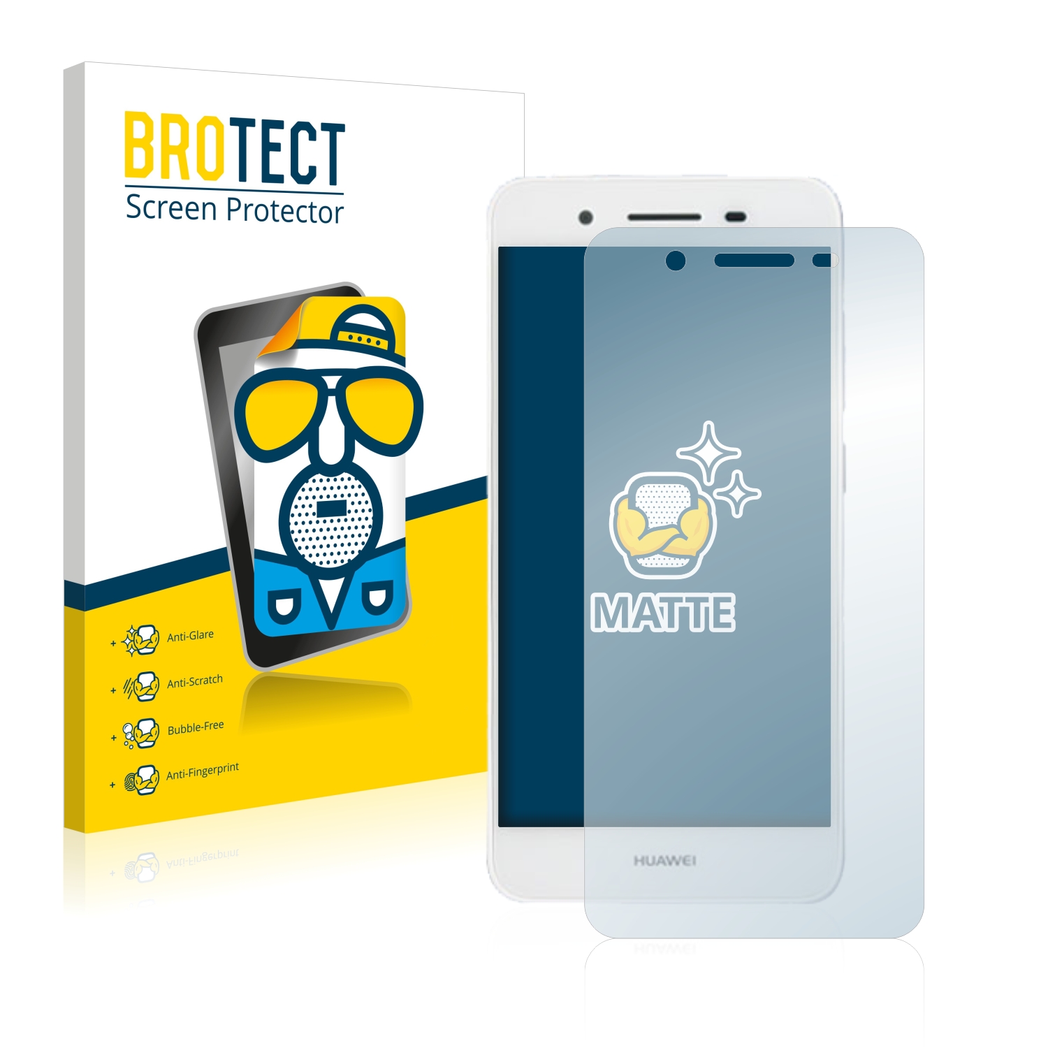 2x BROTECT Entspiegelungs-Folie pro Huawei G8 Mini