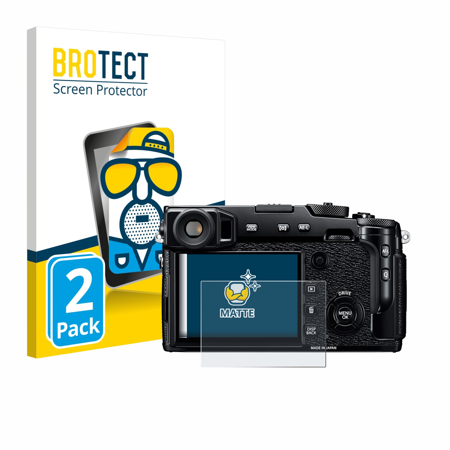 2x BROTECT Entspiegelungs-Folie pro Fujifilm X-Pro2