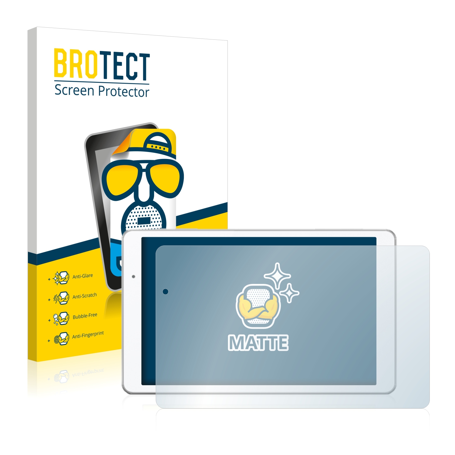 2x BROTECT Entspiegelungs-Folie pro Huawei QuaTab02