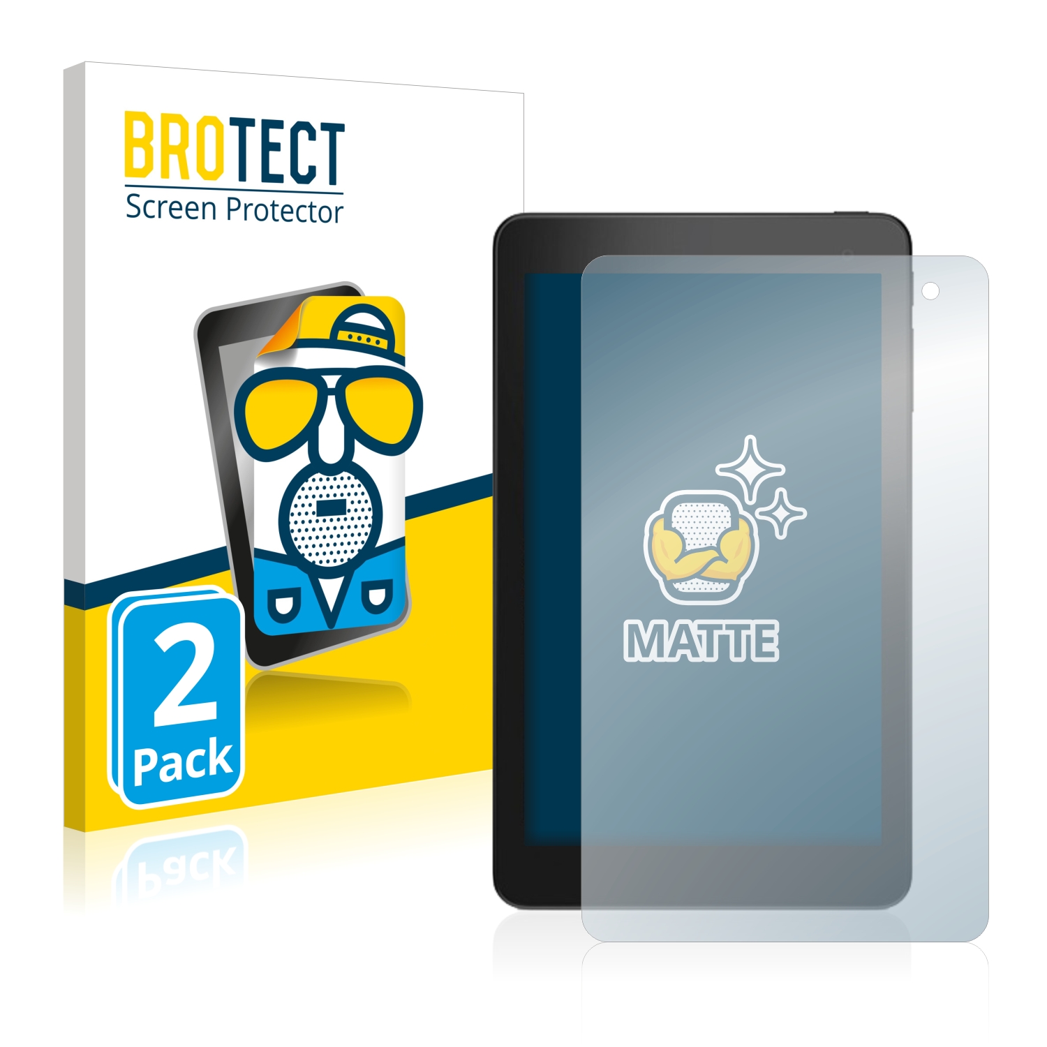 2x BROTECT Entspiegelungs-Folie pro Dell Venue 8 Pro 5855