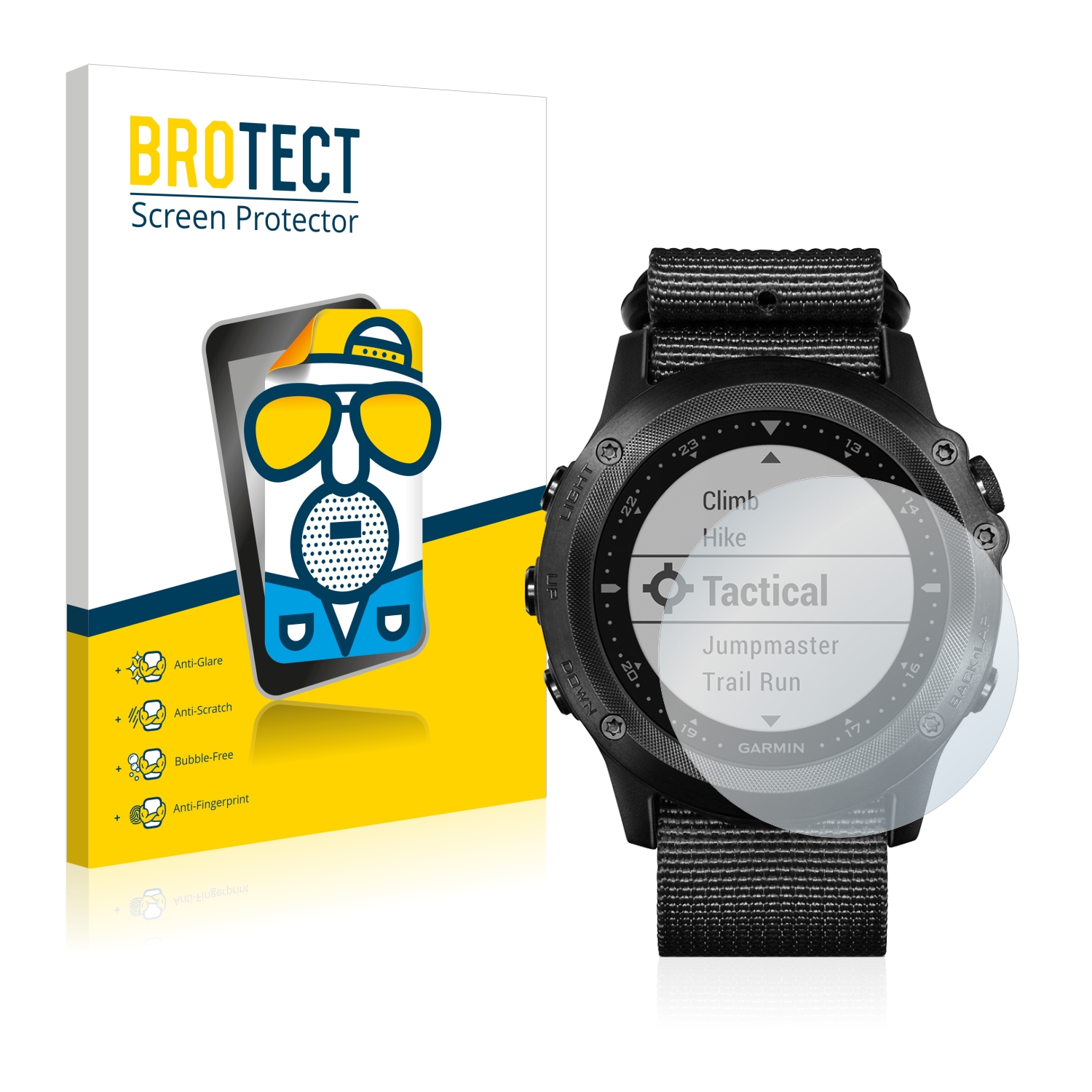 2x BROTECT Entspiegelungs-Folie pro Garmin Tactix Bravo