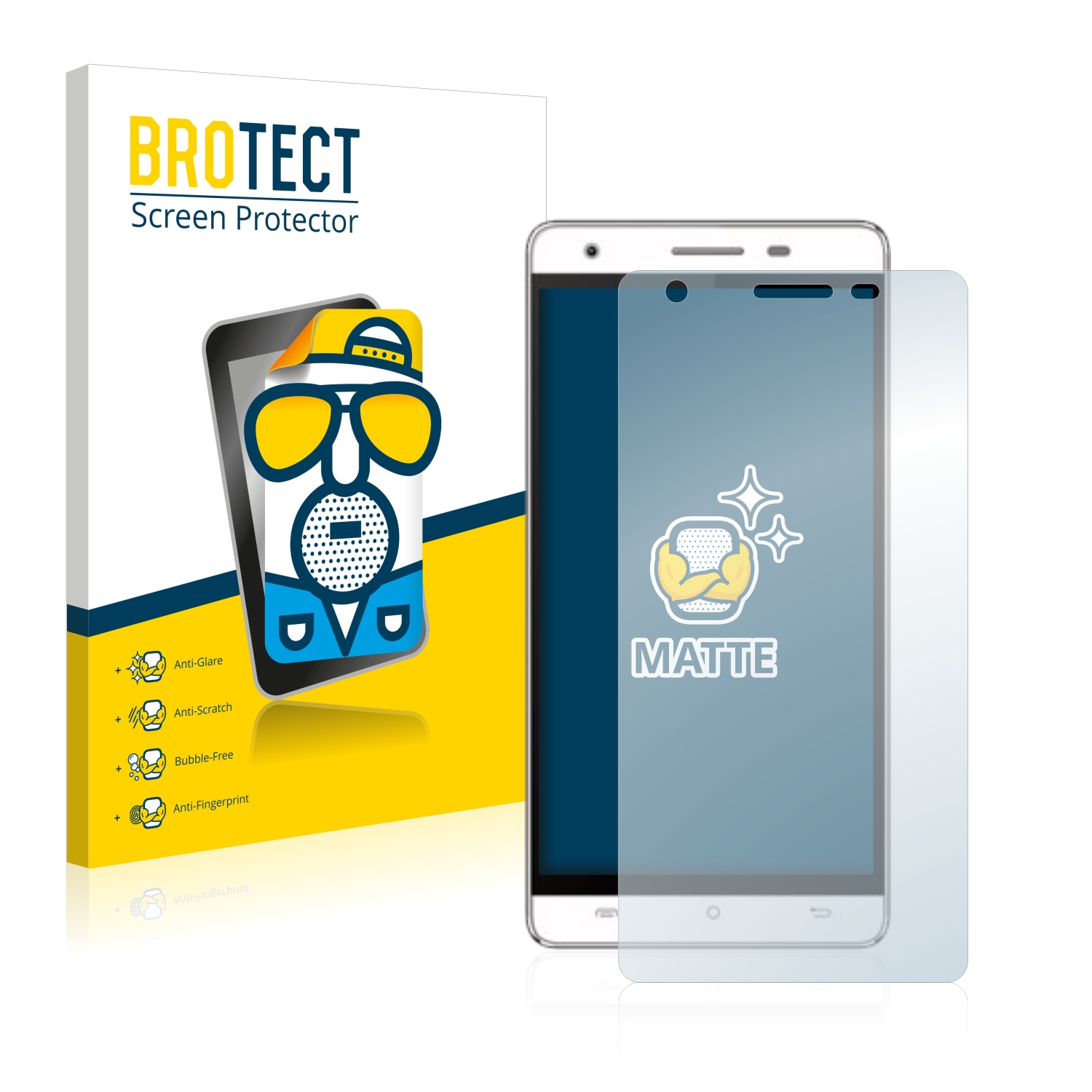 2x BROTECT Entspiegelungs-Folie pro Cubot H2