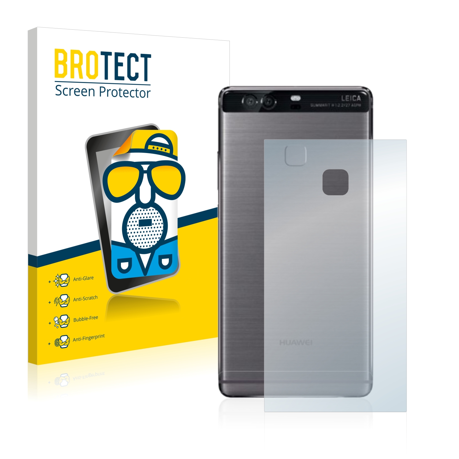 2x BROTECT Entspiegelungs-Folie pro Huawei P9 Plus (zadní strana)