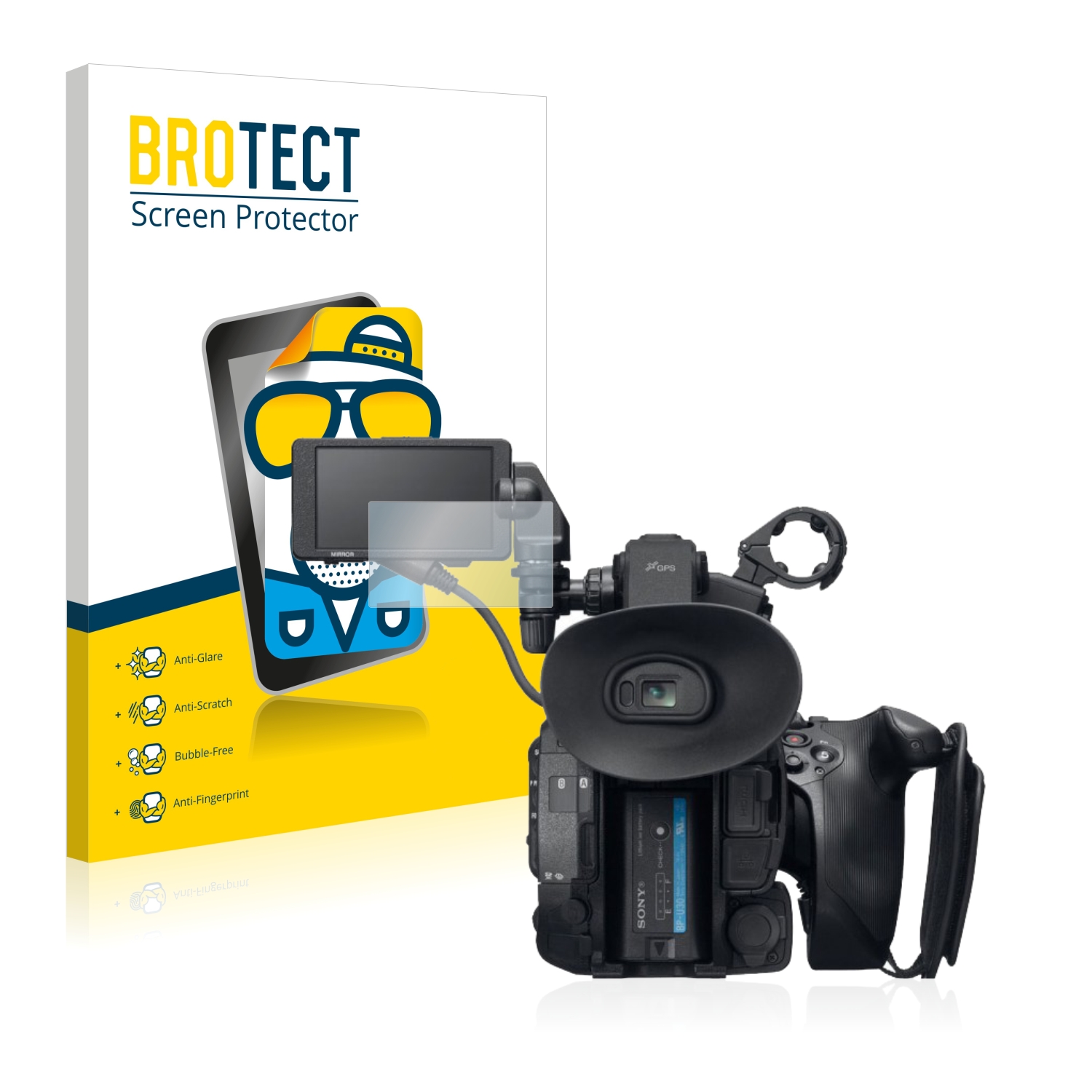 2x BROTECT Entspiegelungs-Folie pro Sony PXW-FS5