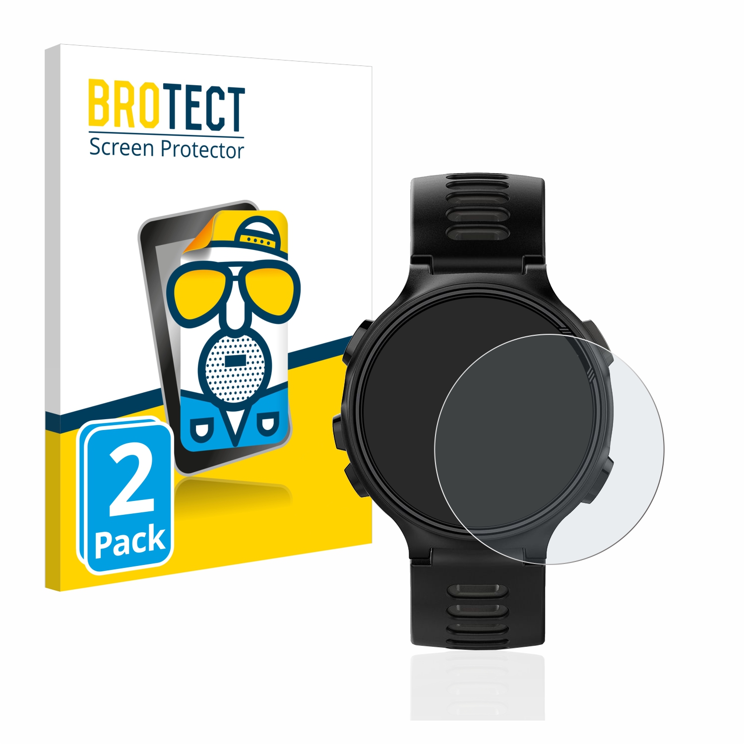 2x BROTECT Entspiegelungs-Folie pro Garmin Forerunner 735XT