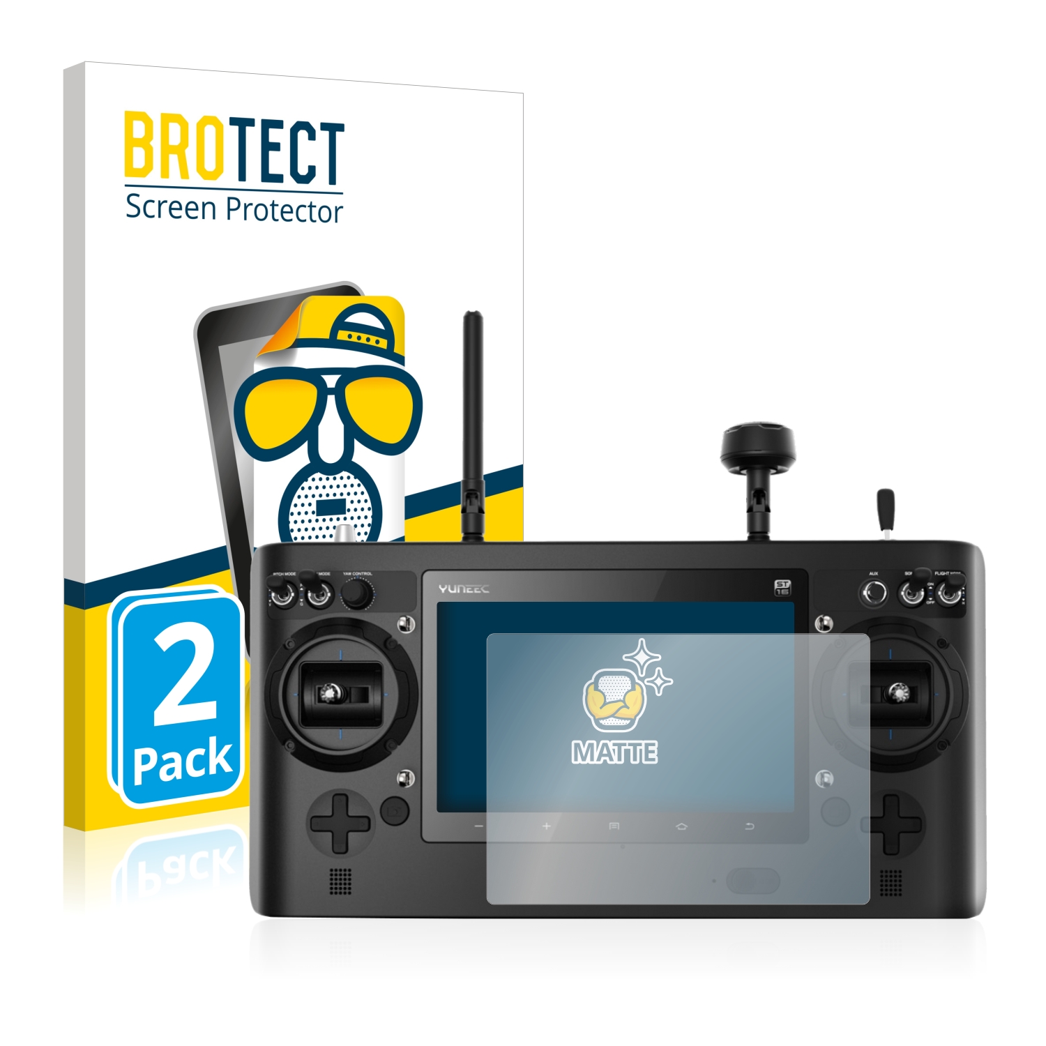 2x BROTECT Entspiegelungs-Folie pro Yuneec ST16