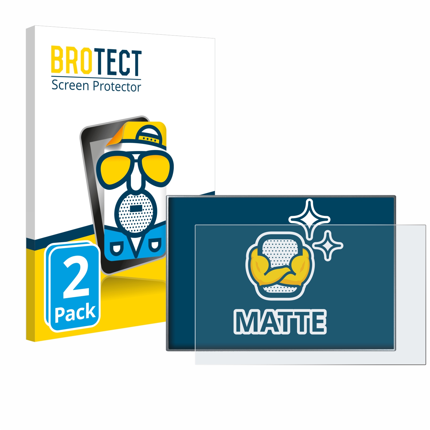 2x BROTECT Entspiegelungs-Folie pro Siemens Simatic HMI KTP 900 Basic
