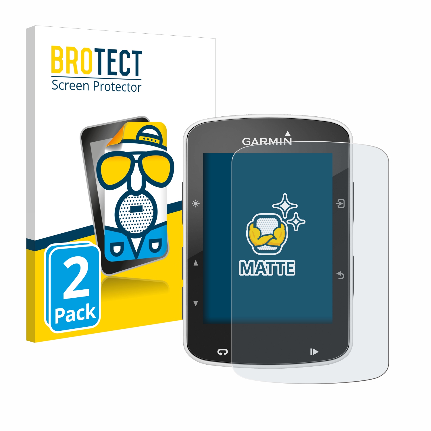2x BROTECT Entspiegelungs-Folie pro Garmin Edge 820