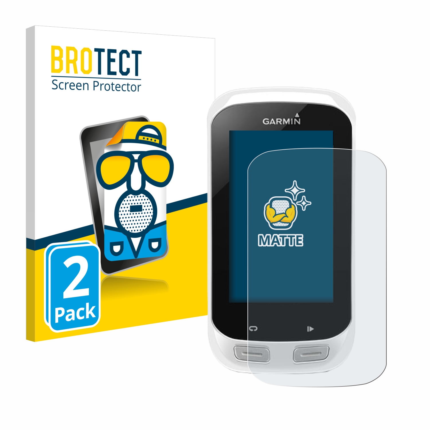 2x BROTECT Entspiegelungs-Folie pro Garmin Edge Explore 1000
