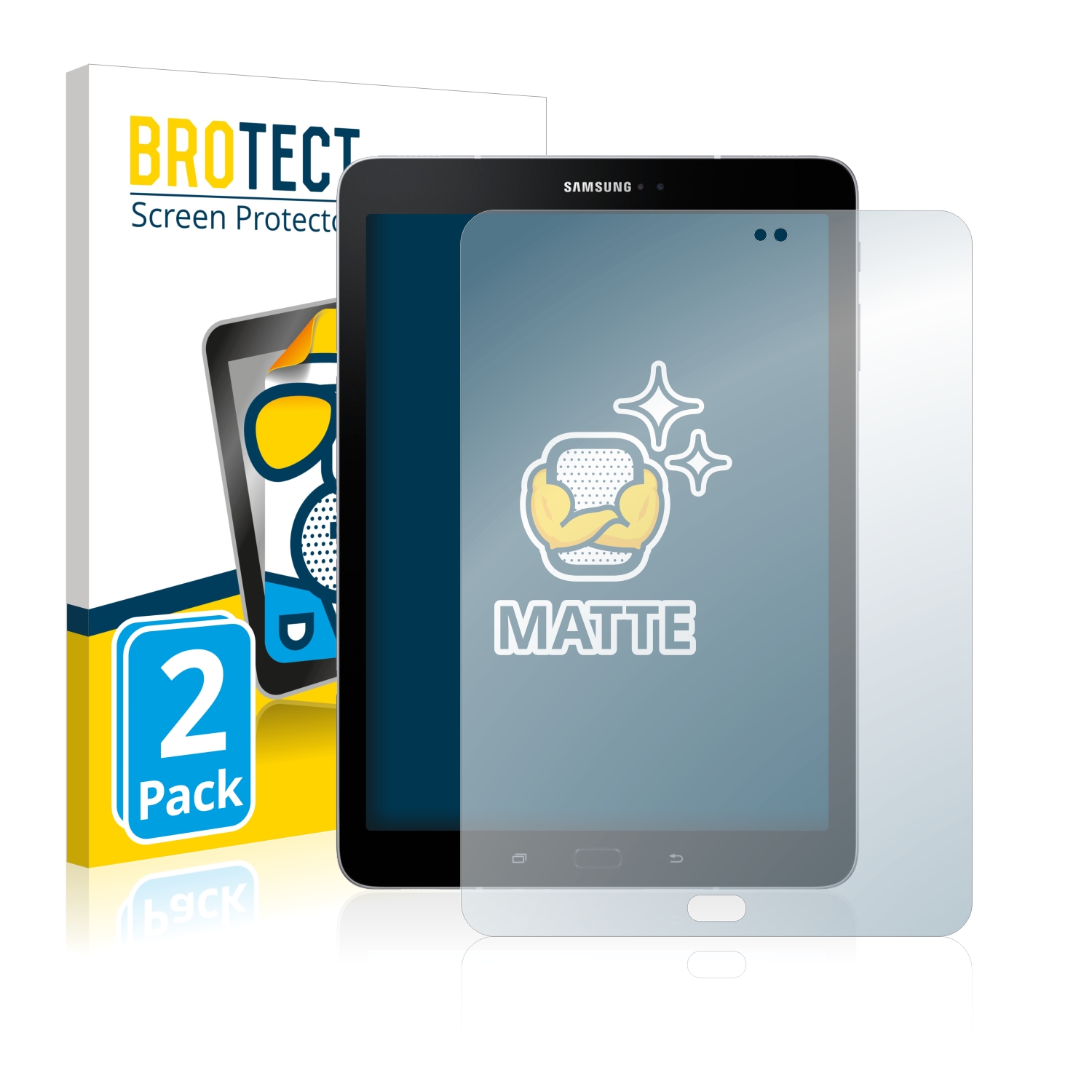 2x BROTECT Entspiegelungs-Folie pro Samsung Galaxy Tab S3 WiFi