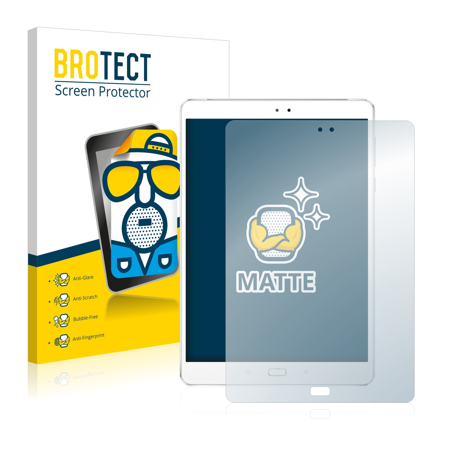 2x BROTECT Entspiegelungs-Folie pro ASUS ZenPad 3S 10 Z500M