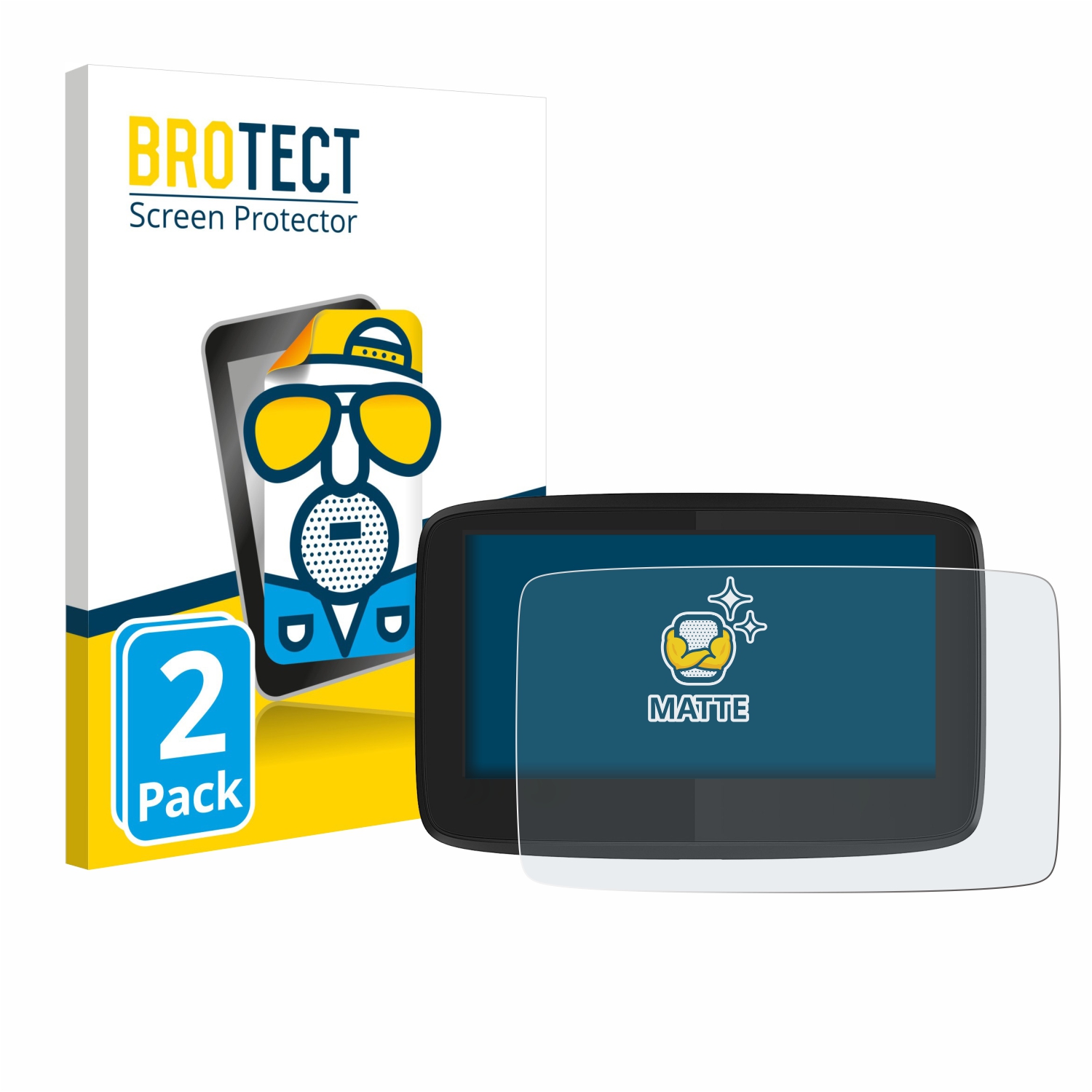 2x BROTECT Entspiegelungs-Folie pro TomTom GO 620