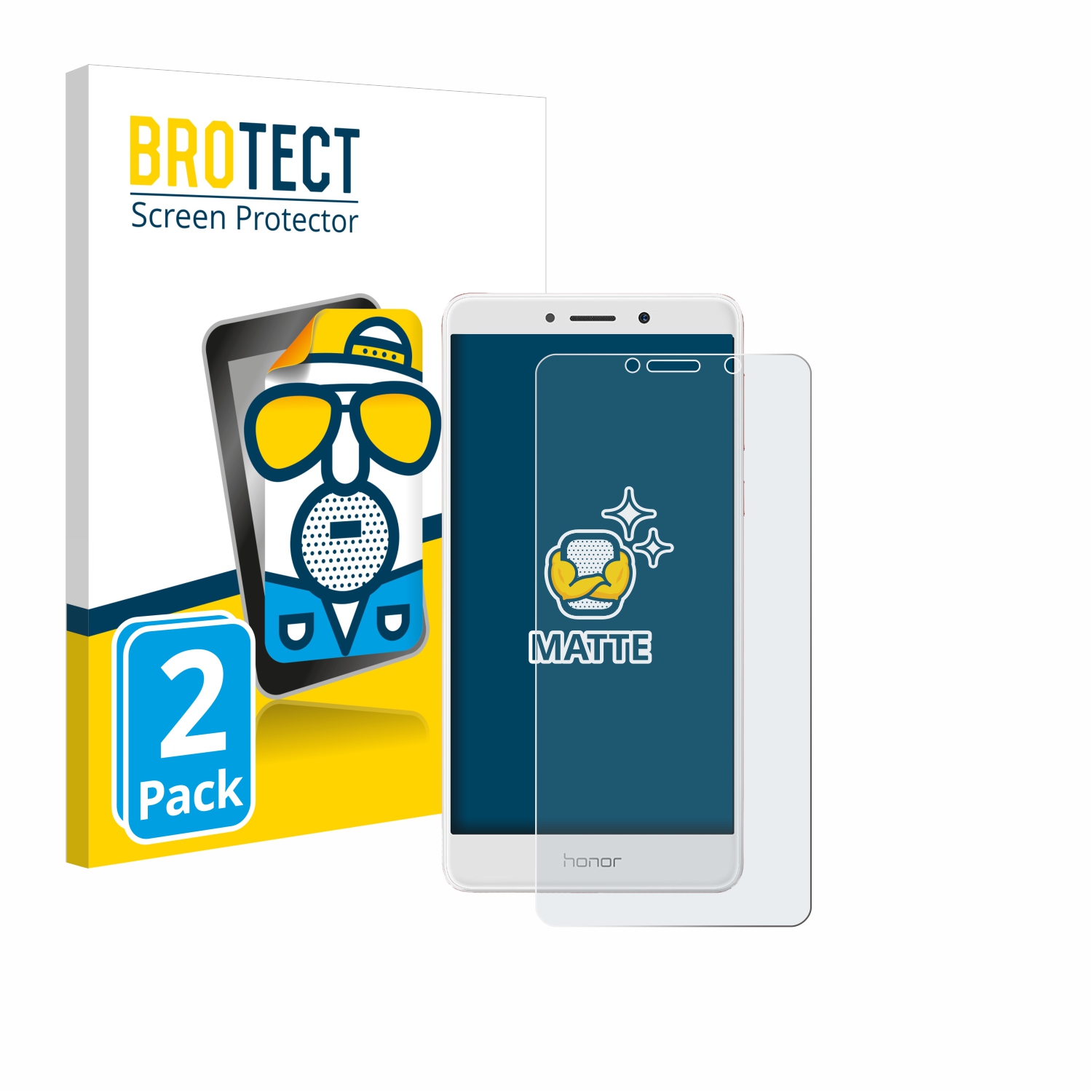 2x BROTECT Entspiegelungs-Folie pro Honor 6X