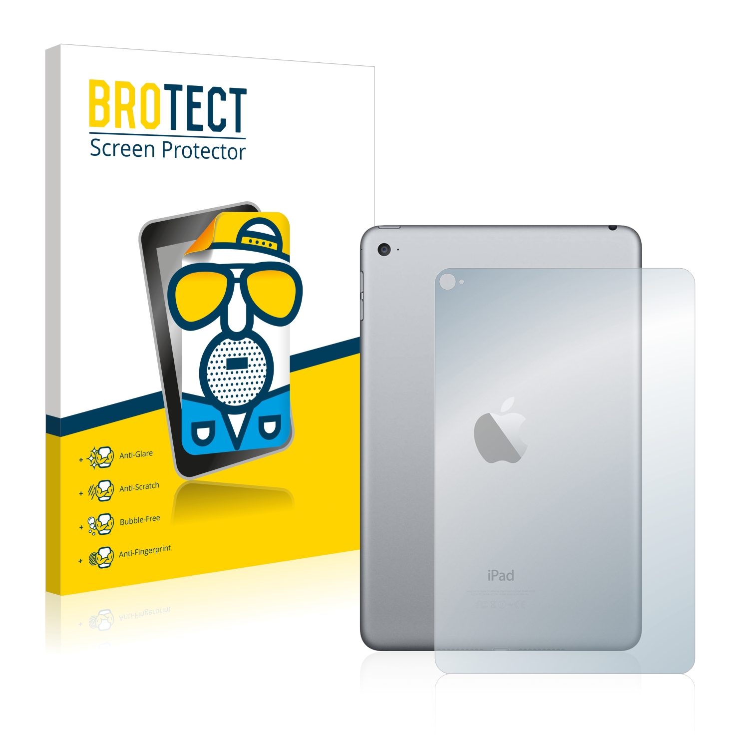 2x BROTECT Entspiegelungs-Folie pro Apple iPad Mini 4 2015 (zadní strana)
