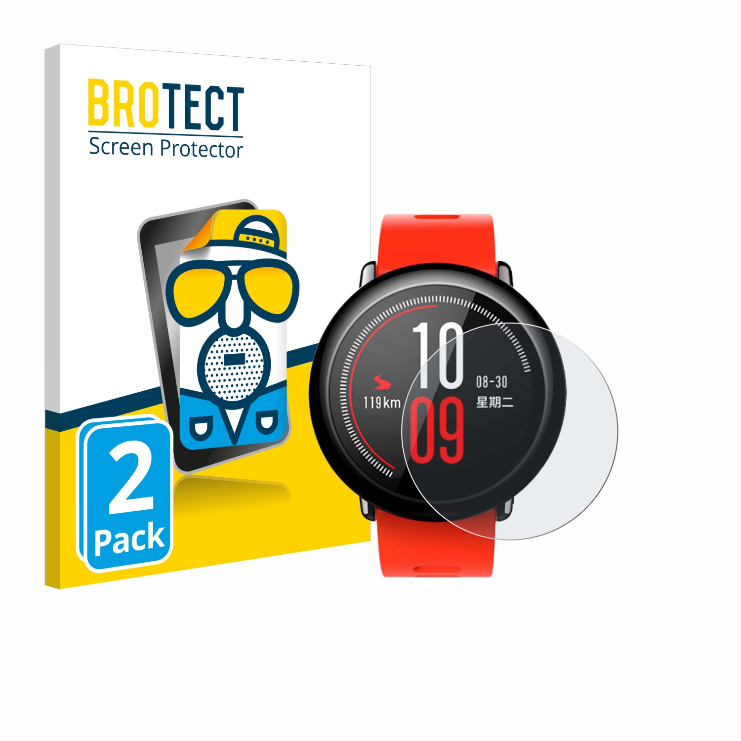 2x BROTECT Entspiegelungs-Folie pro Huami Amazfit Pace