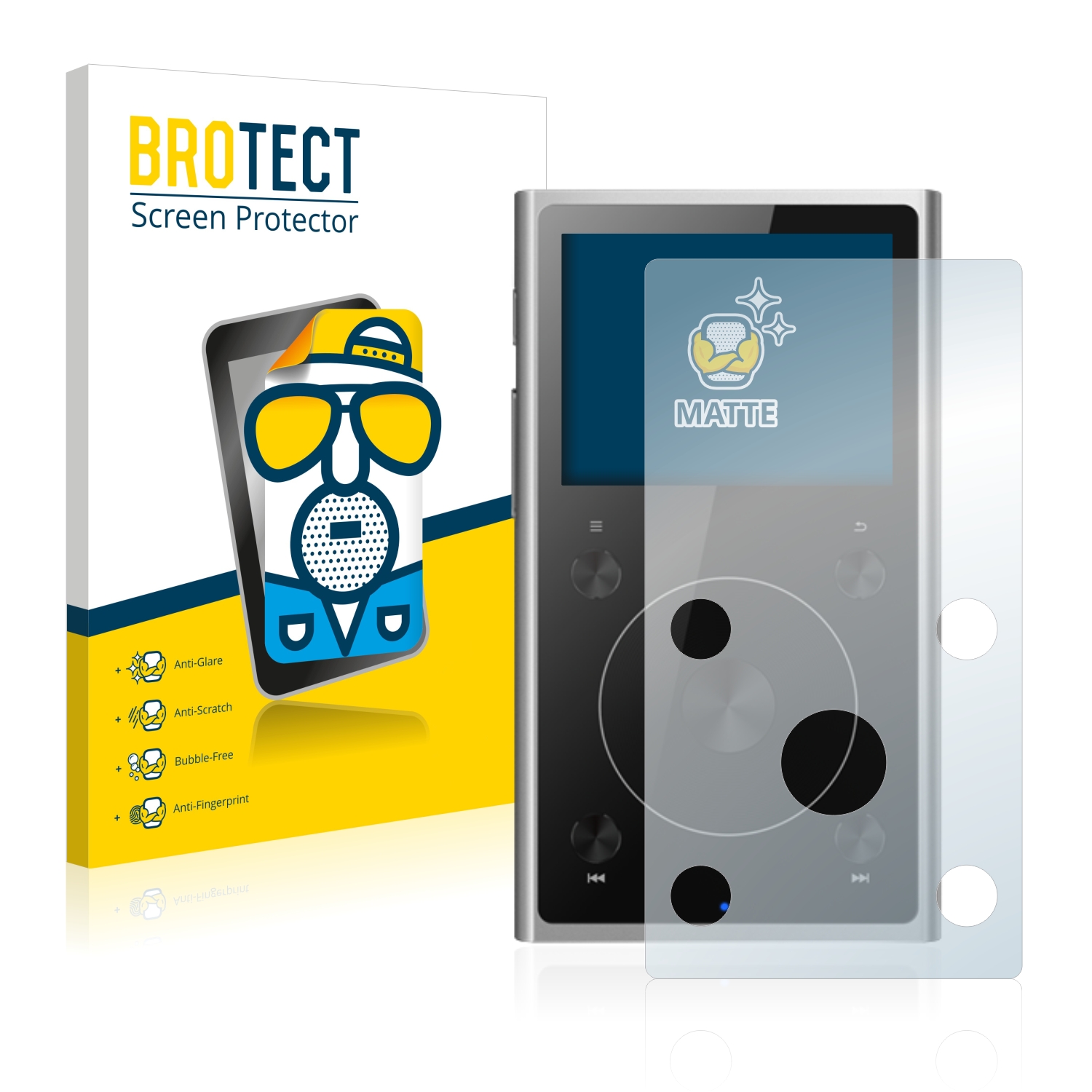 2x BROTECT Entspiegelungs-Folie pro FiiO X1 II