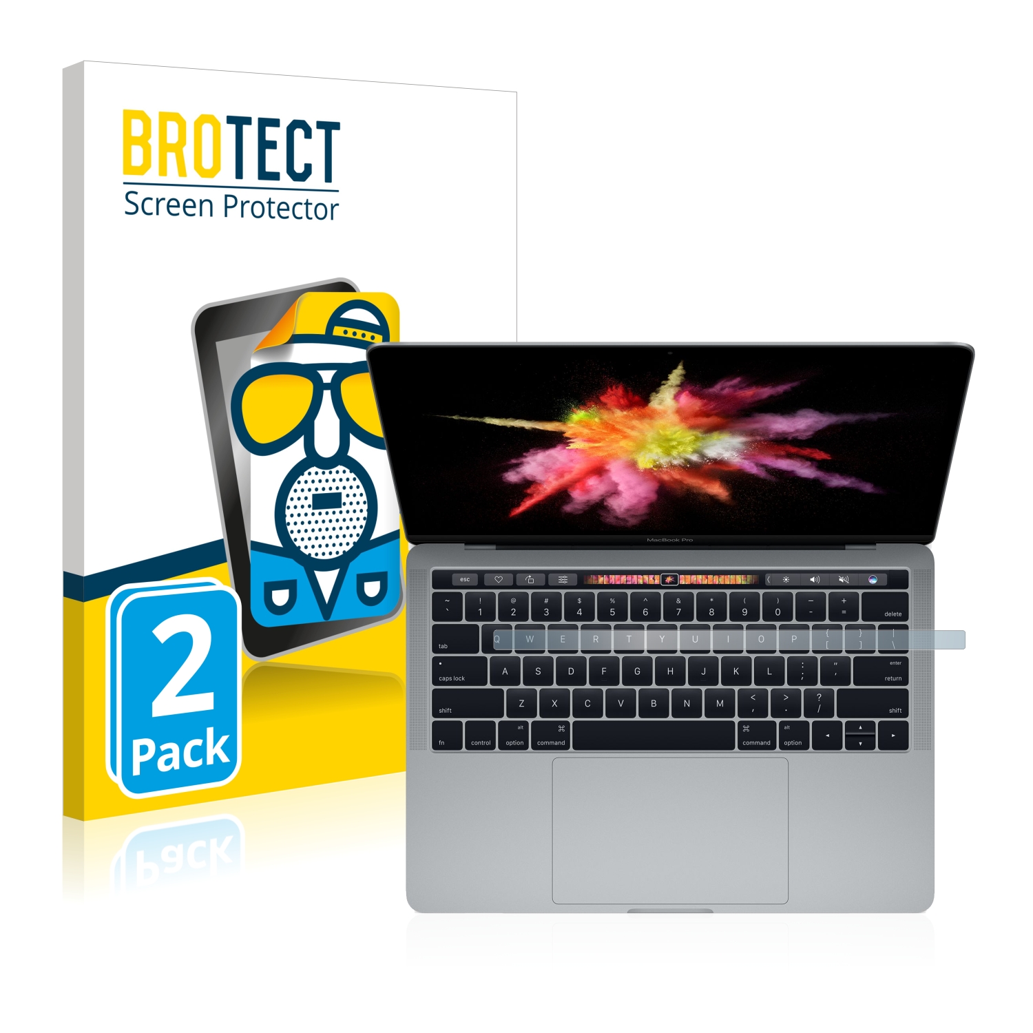 2x BROTECT Entspiegelungs-Folie pro Apple MacBook Pro 13 2017 (spodní displej)