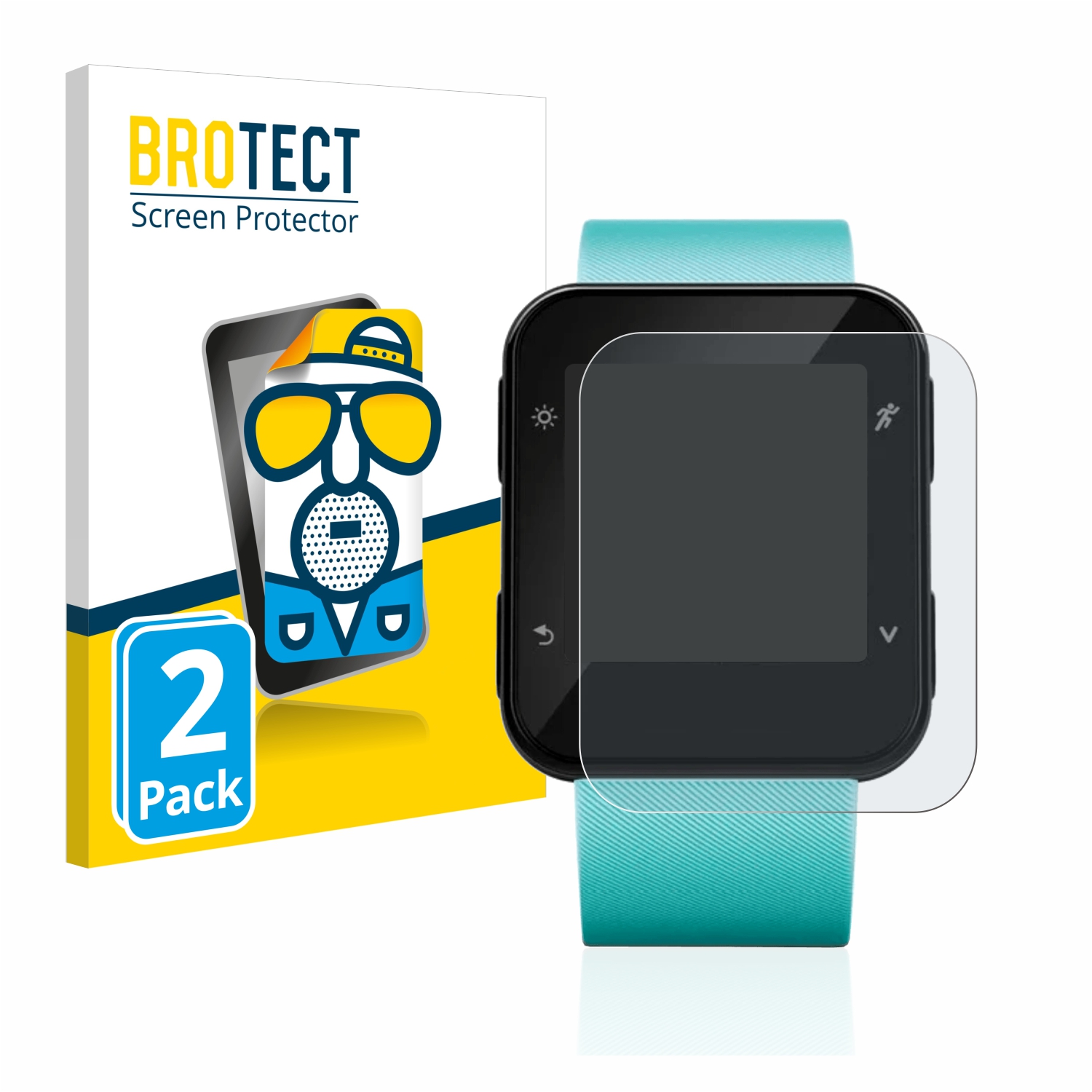 2x BROTECT Entspiegelungs-Folie pro Garmin Forerunner 35