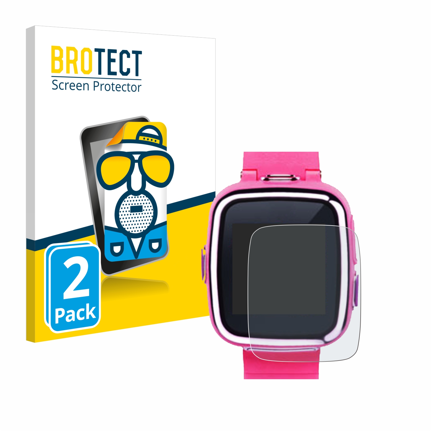 2x BROTECT Entspiegelungs-Folie pro Vtech Kidizoom Smart Watch 2