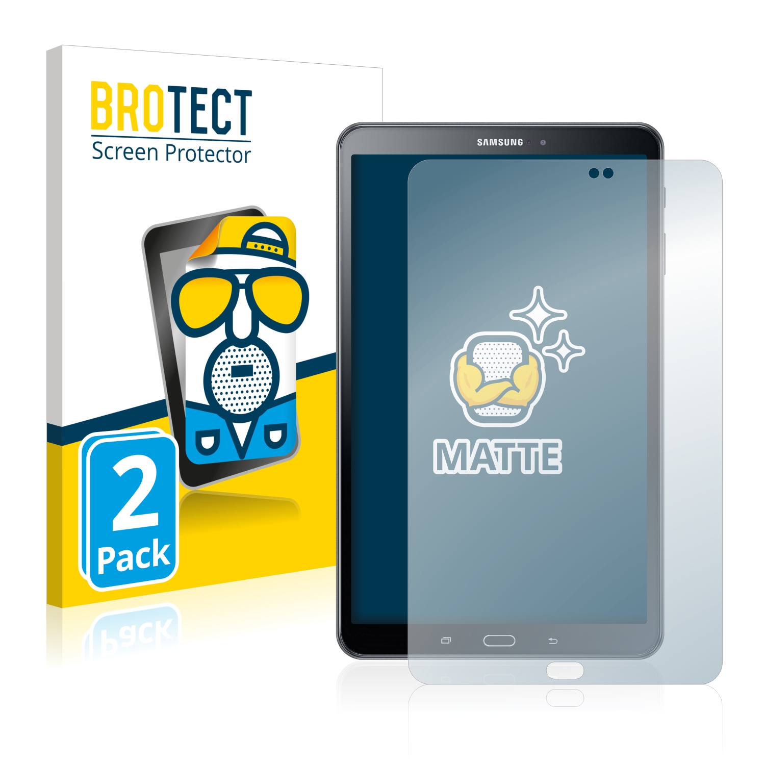 2x BROTECT Entspiegelungs-Folie pro Samsung Galaxy Tab A 10.1 2016