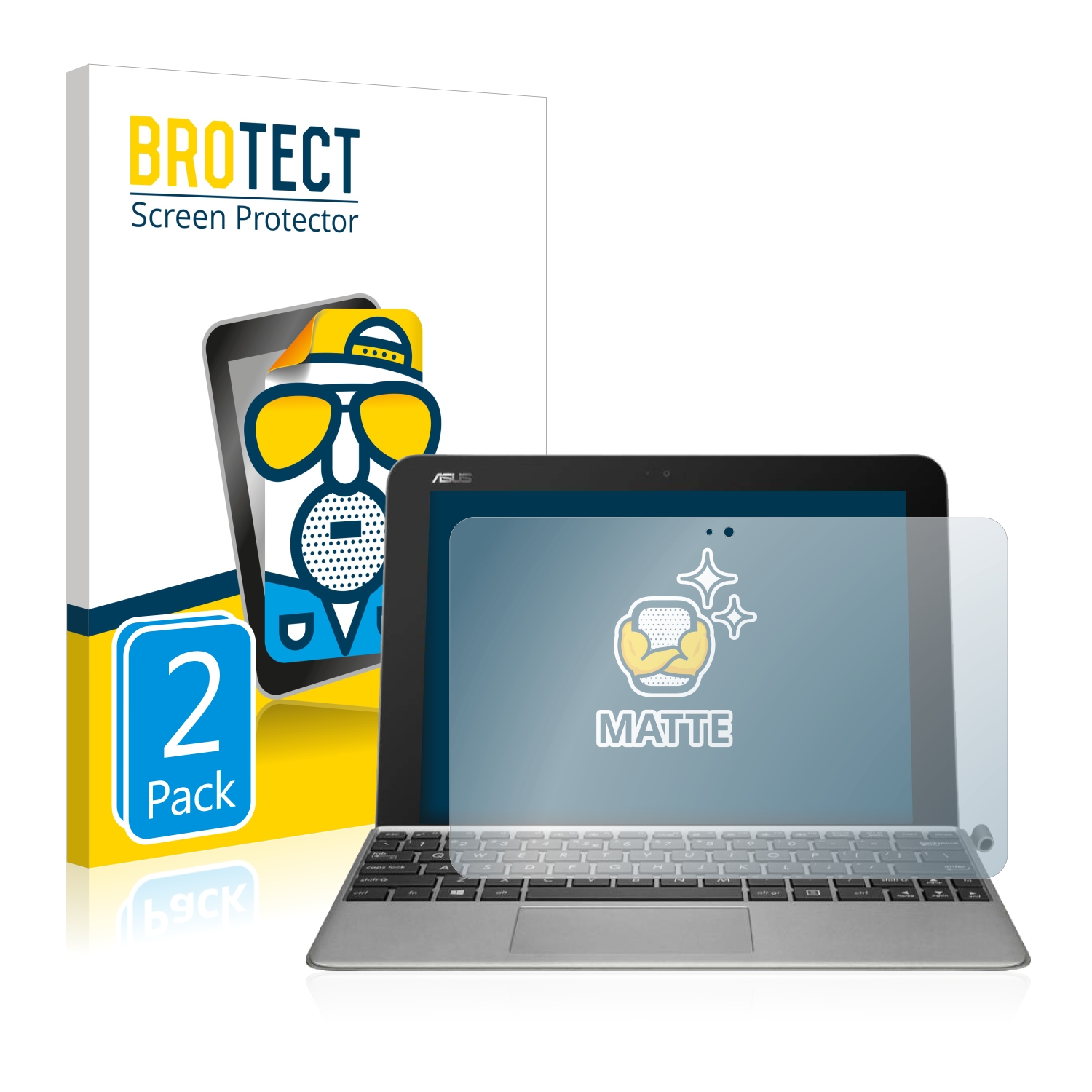 2x BROTECT Entspiegelungs-Folie pro ASUS Transformer Mini T102HA
