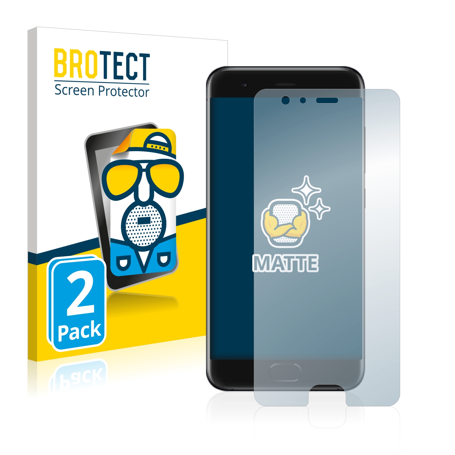 2x BROTECT Entspiegelungs-Folie pro Xiaomi Mi 6
