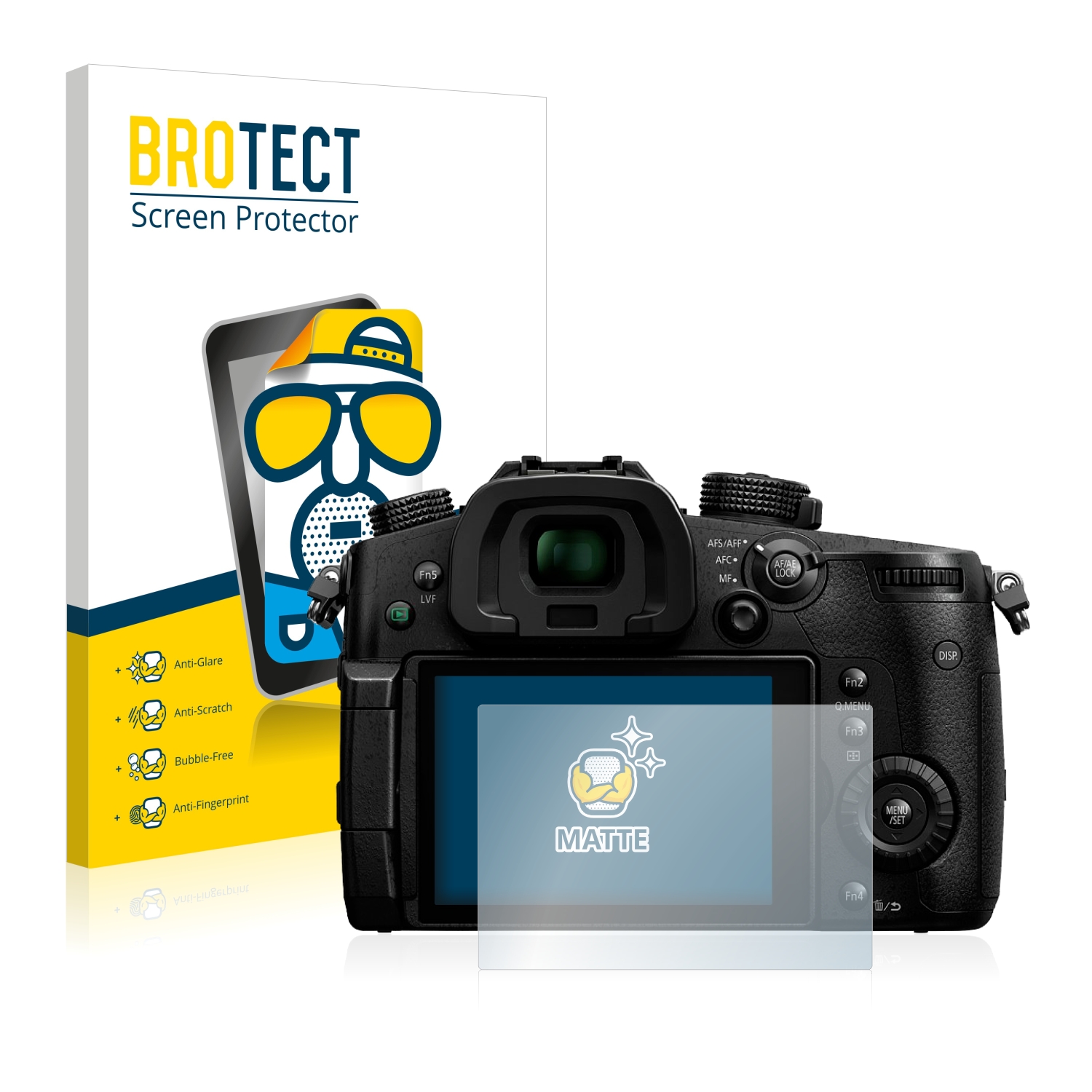 2x BROTECT Entspiegelungs-Folie pro Panasonic Lumix DC-GH5