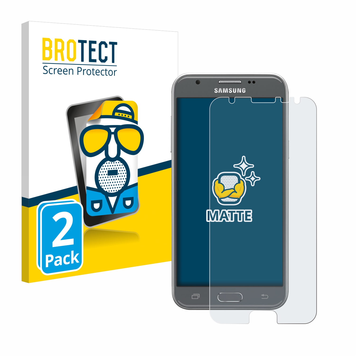 2x BROTECT Entspiegelungs-Folie pro Samsung Galaxy J3 2017