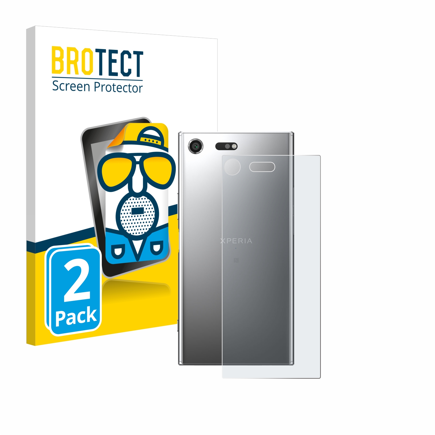 2x BROTECT Entspiegelungs-Folie pro Sony Xperia XZ Premium (zadní strana)