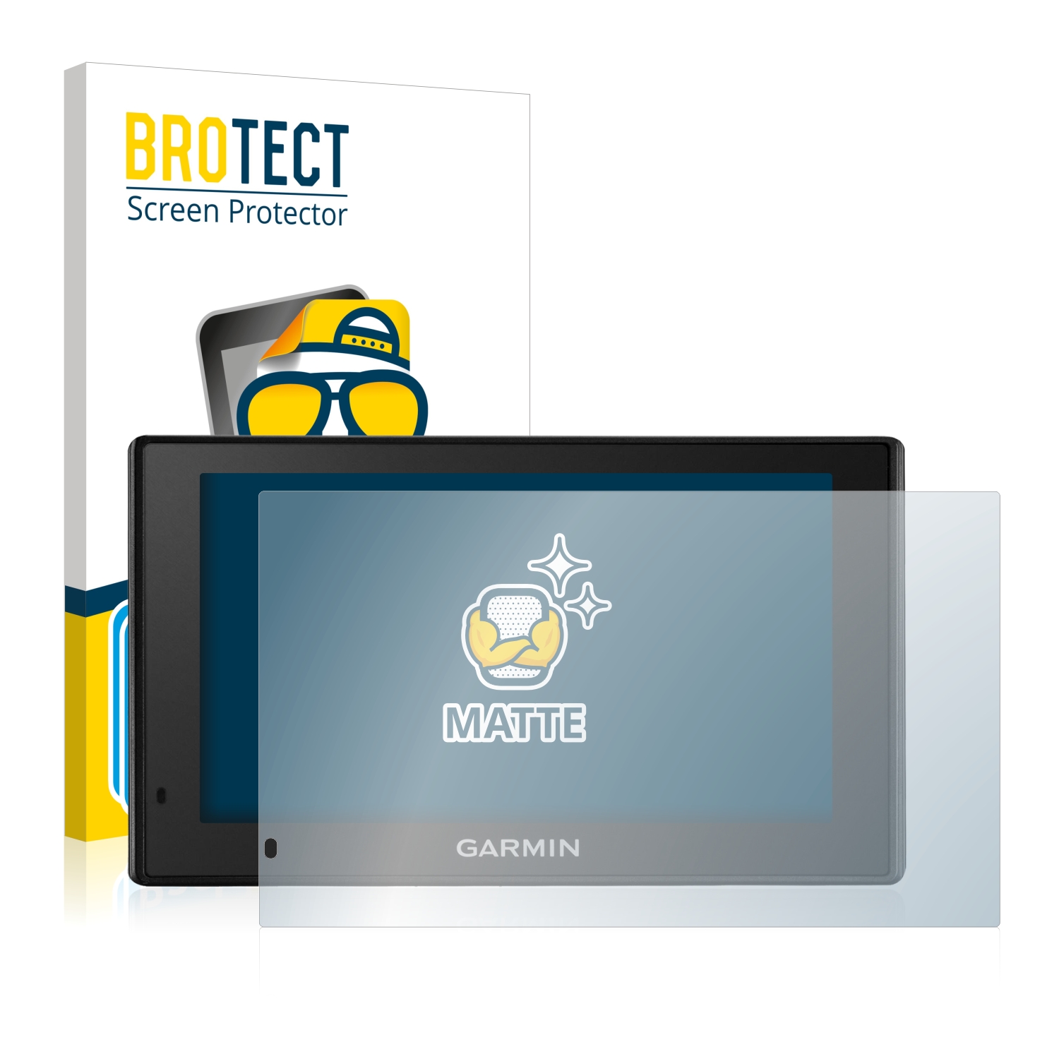 2x BROTECT Entspiegelungs-Folie pro Garmin DriveSmart 51 LMT-D