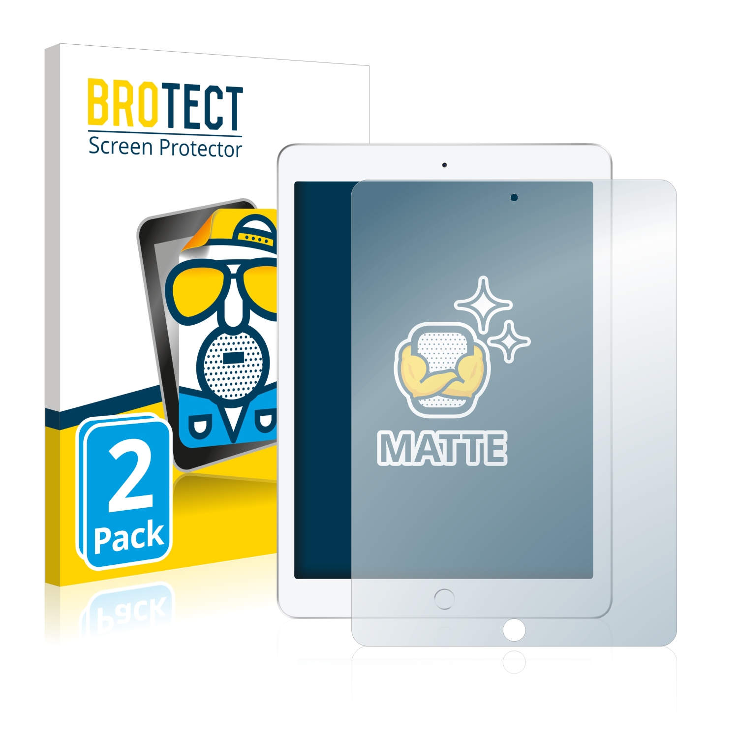 2x BROTECT Entspiegelungs-Folie pro Apple iPad 9.7 2017 (5. Gen.)
