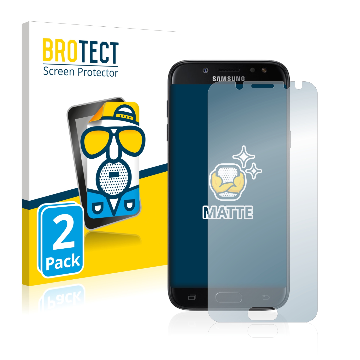 2x BROTECT Entspiegelungs-Folie pro Samsung Galaxy J5 2017
