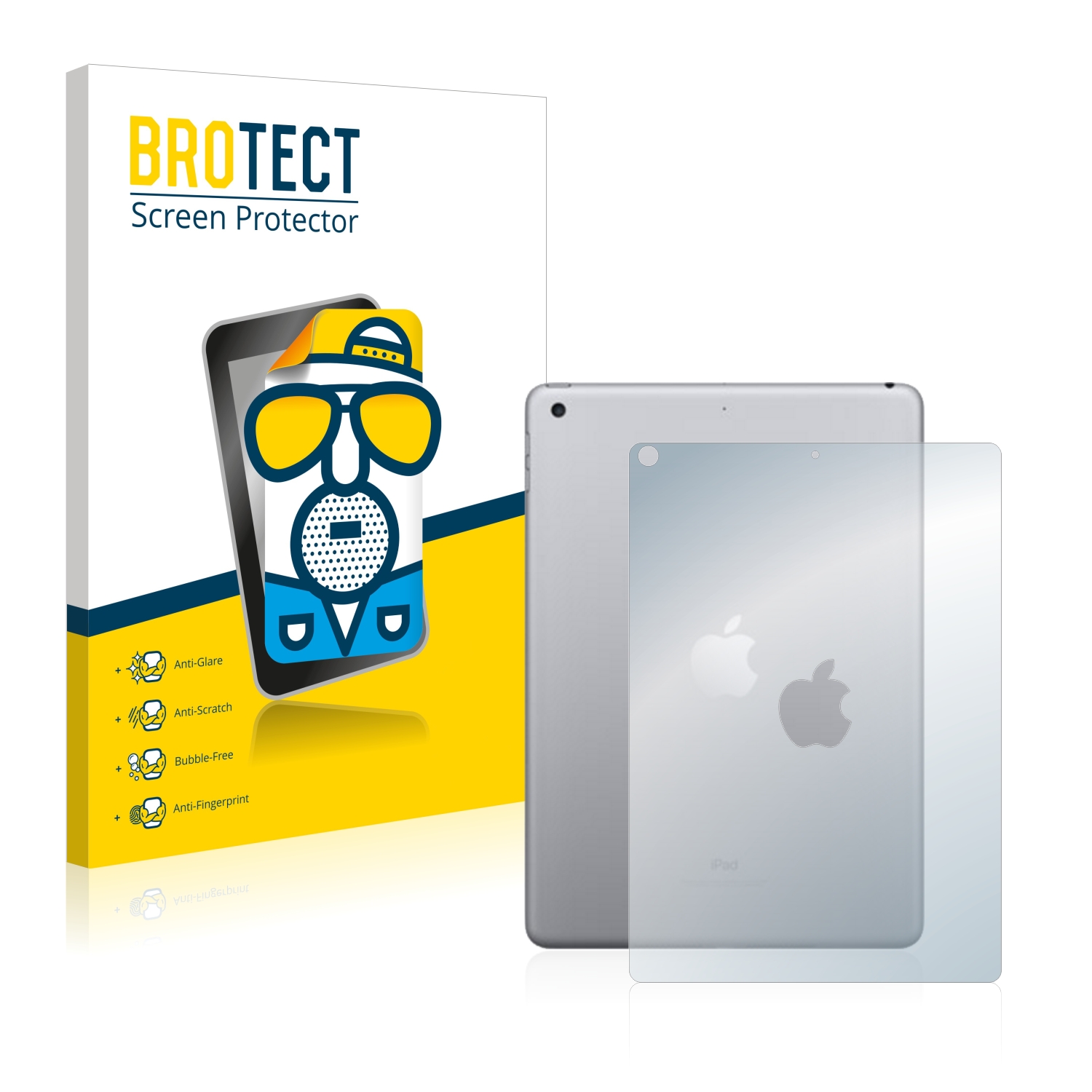 2x BROTECT Entspiegelungs-Folie pro Apple iPad 9.7 2017 (zadní strana, 5. Gen.)