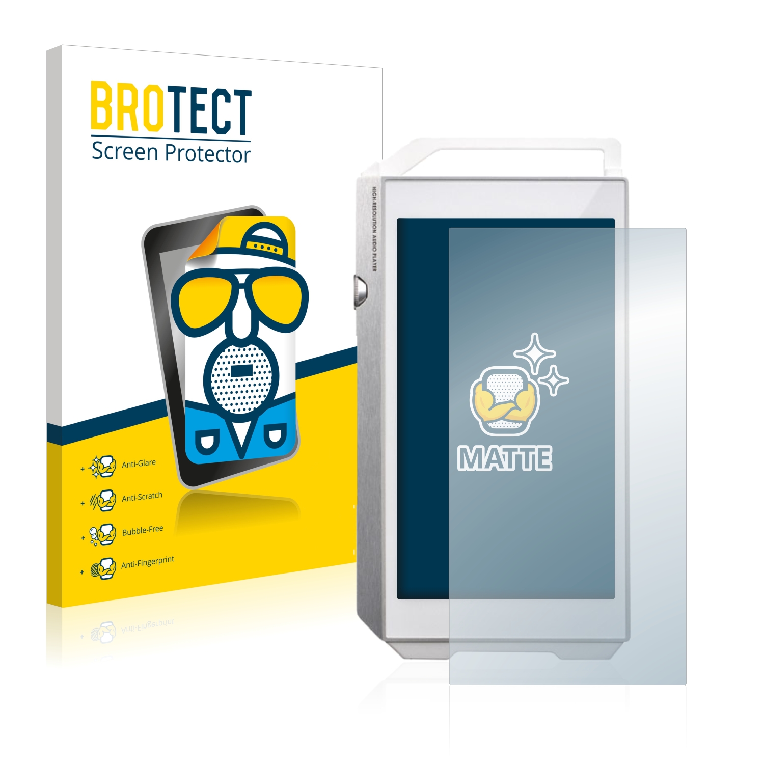 2x BROTECT Entspiegelungs-Folie pro Pioneer XDP-100R