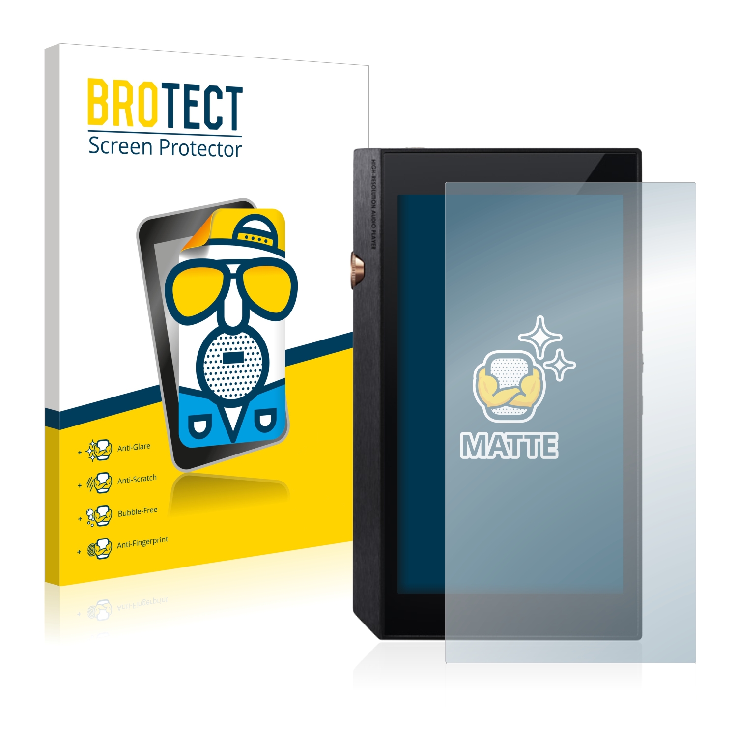 2x BROTECT Entspiegelungs-Folie pro Pioneer XDP-300R