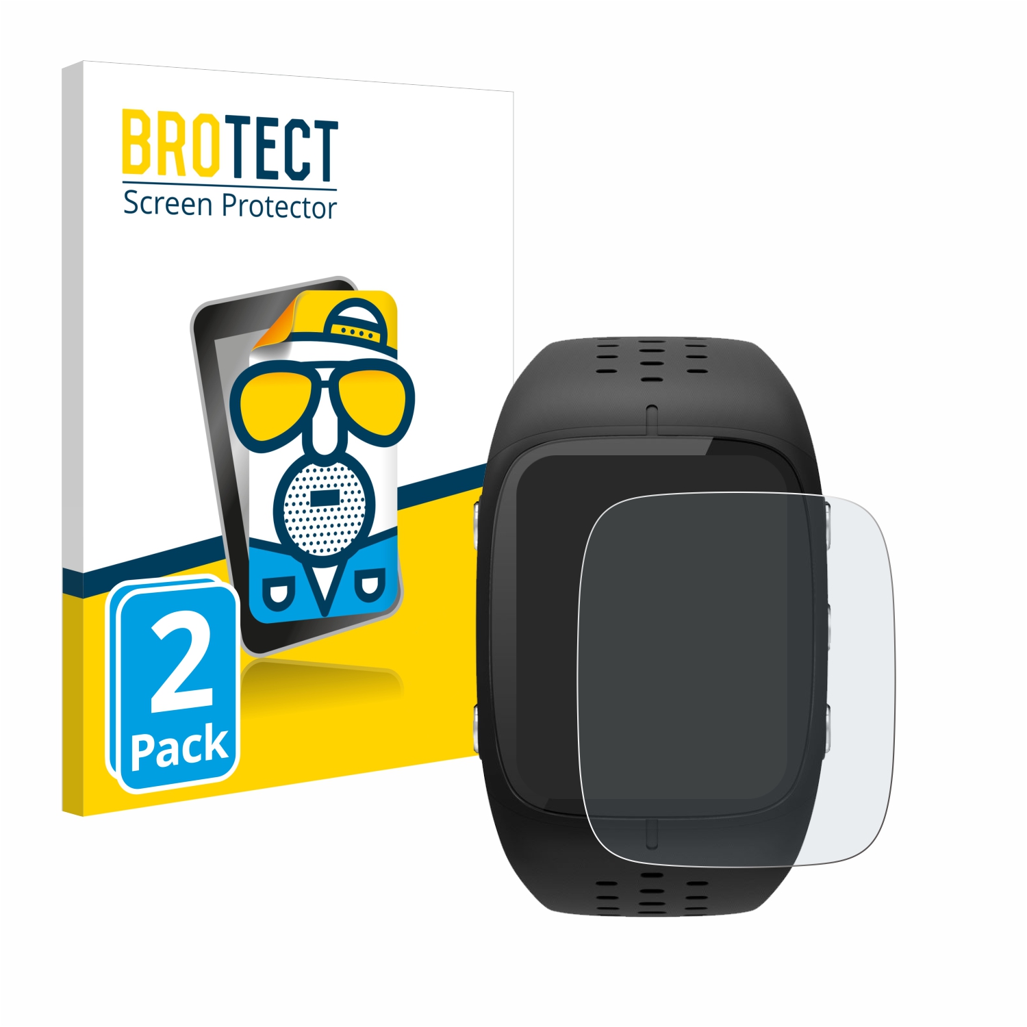 2x BROTECT Entspiegelungs-Folie pro Polar M430
