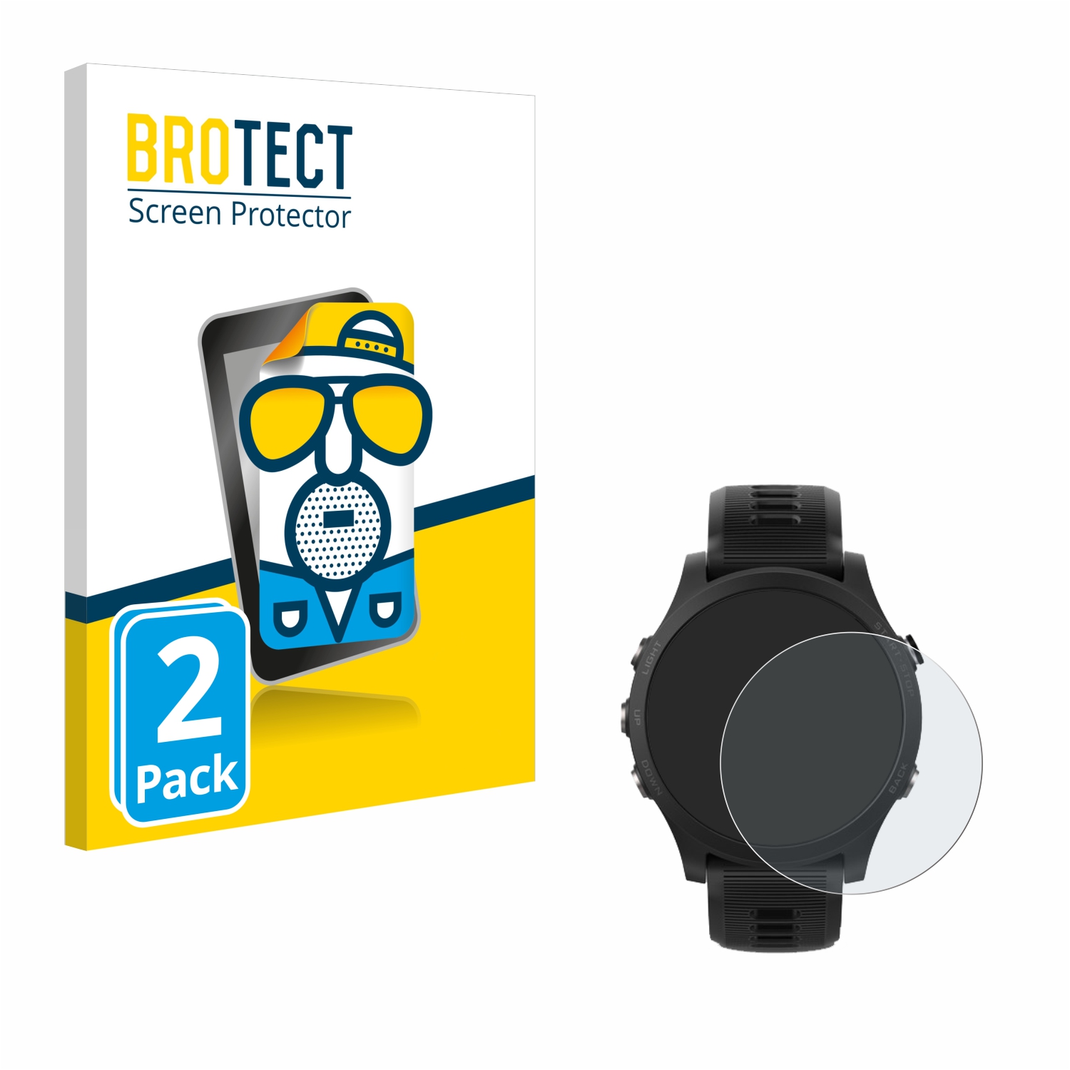 2x BROTECT Entspiegelungs-Folie pro Garmin Forerunner 935