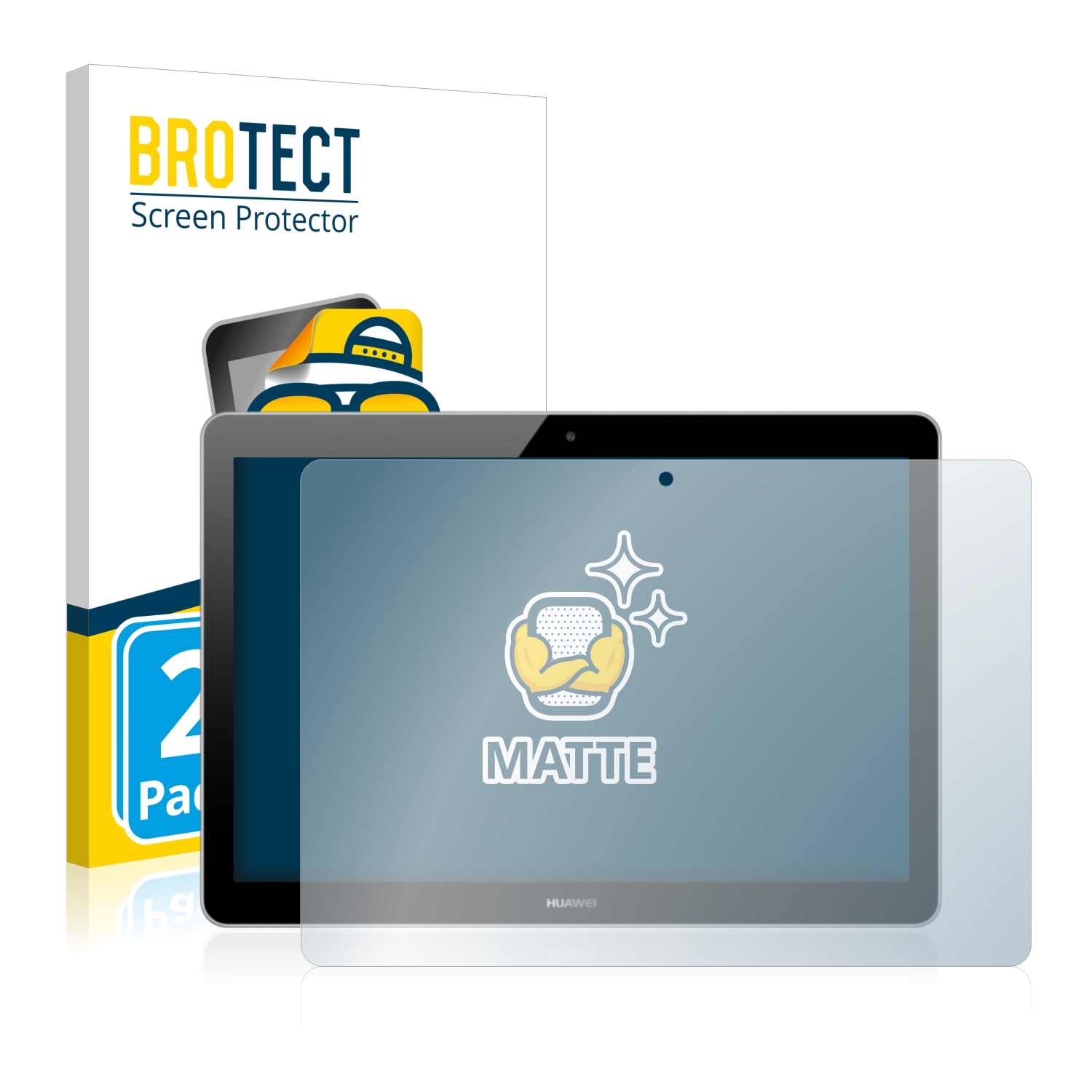 2x BROTECT Entspiegelungs-Folie pro Huawei MediaPad T3 10